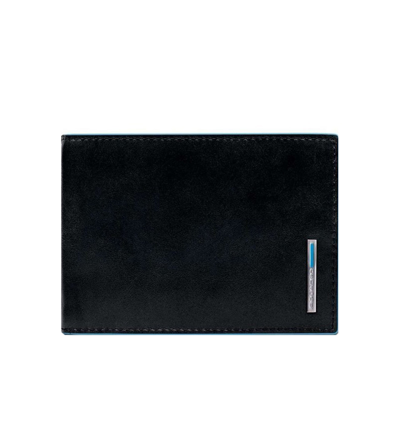 Piquadro Blue Square Men's Black Wallet