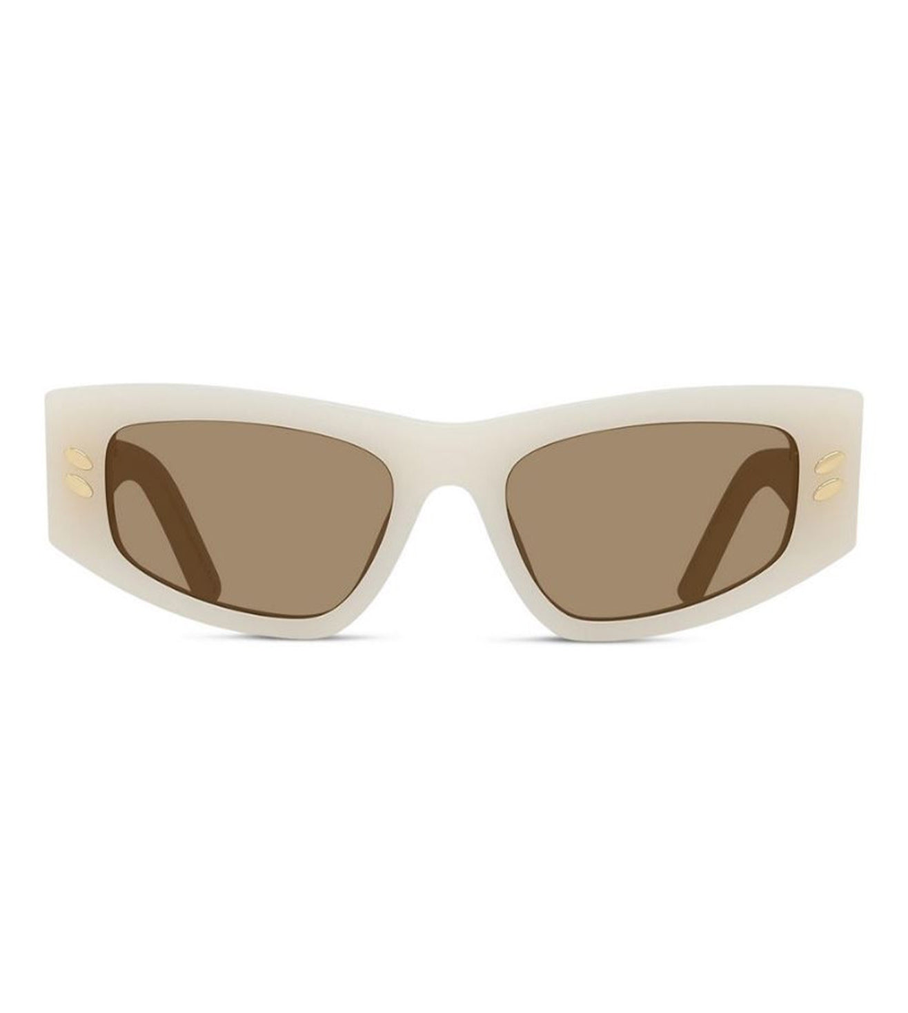 Stella Mccartney Brown Cat Eye Ladies Sunglasses New Women Khaki green Chunky Square Cat-Eye Sunglasses | Stella  main image 4