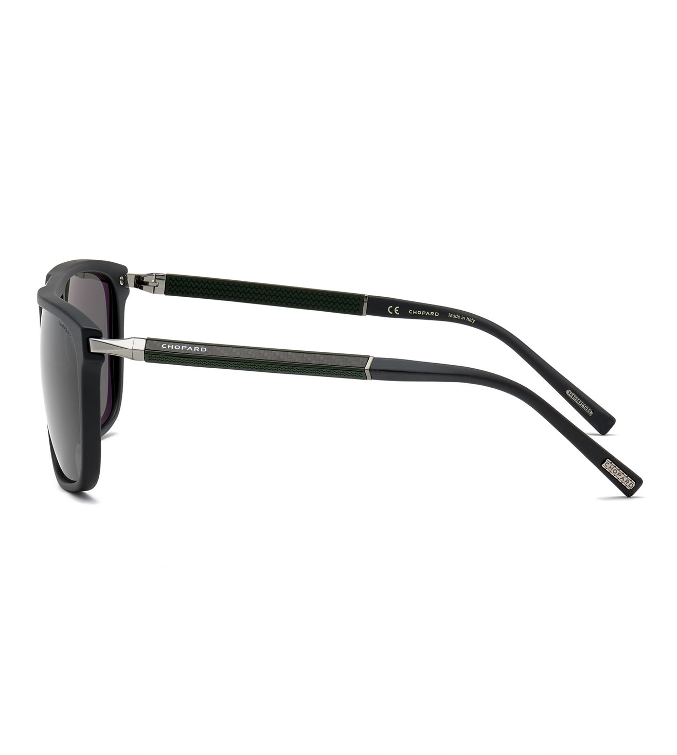 Chopard Men's Green Polarized Square Sunglasses