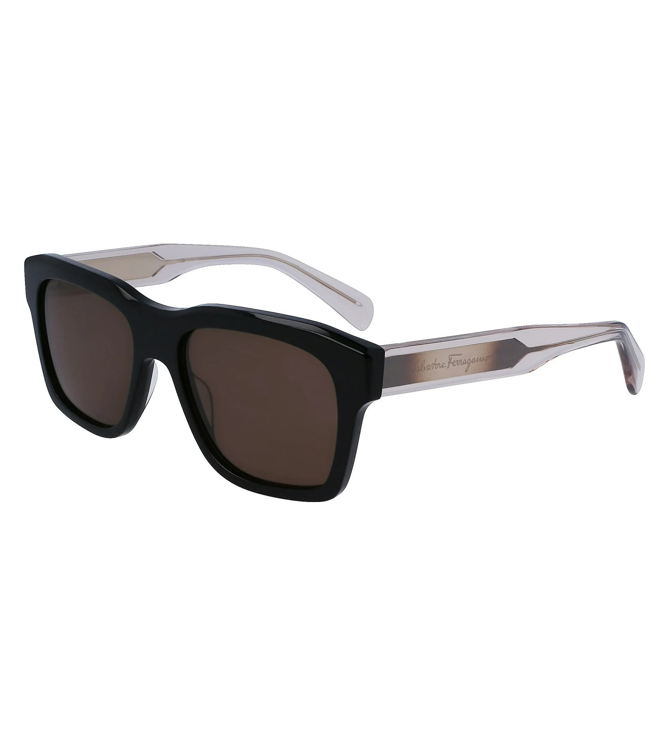 Salvatore Ferragamo Unisex Brown Square Sunglasses