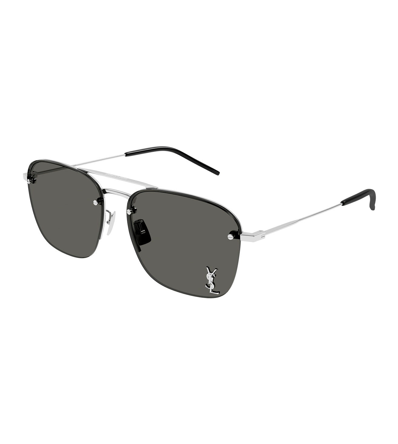 Saint Laurent Women's Grey Square Sunglasses