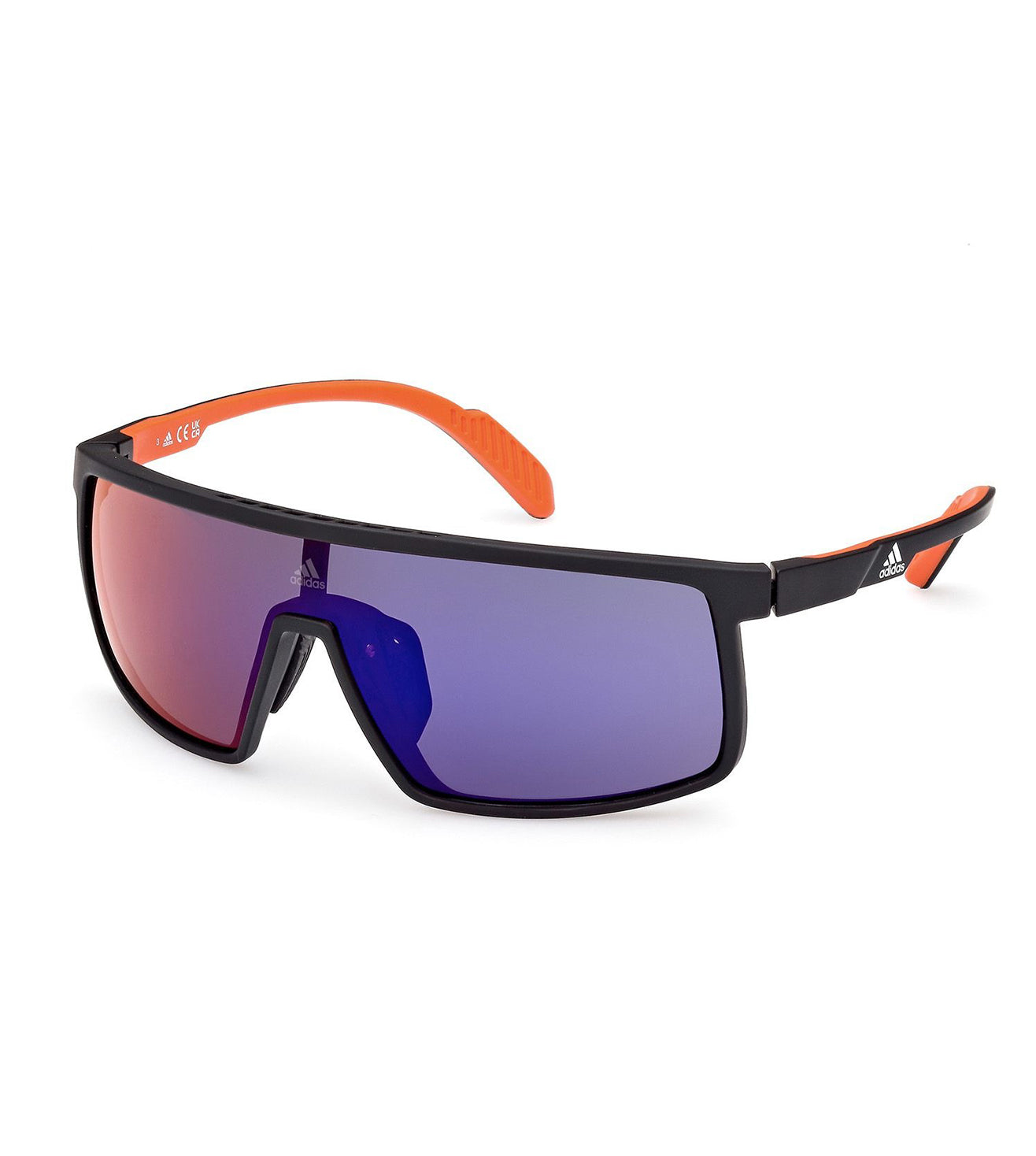 Adidas Originals Unisex Violet Mirror Shield Sunglasses