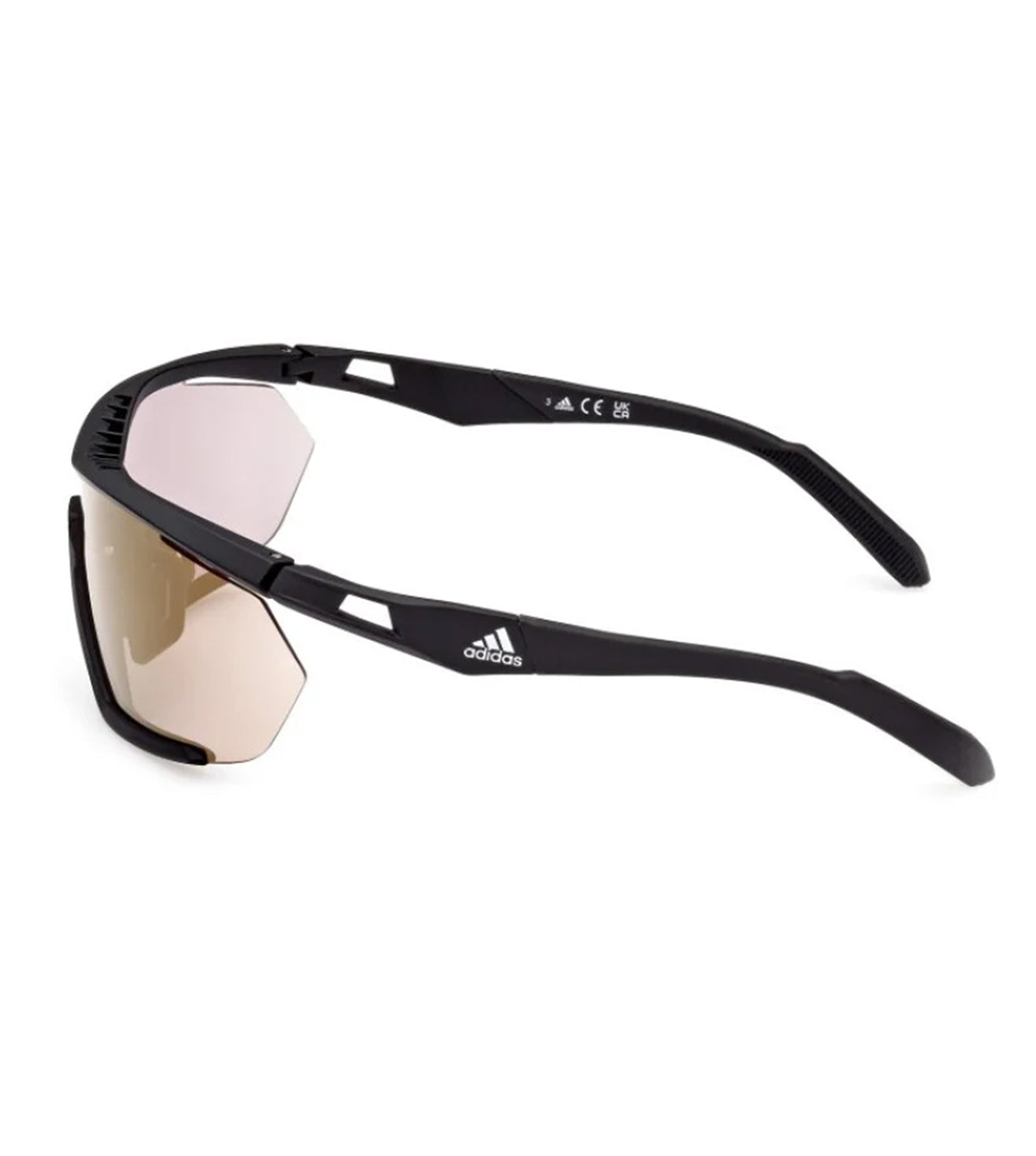 Adidas Originals Unisex Brown Mirror Wrap Sunglasses