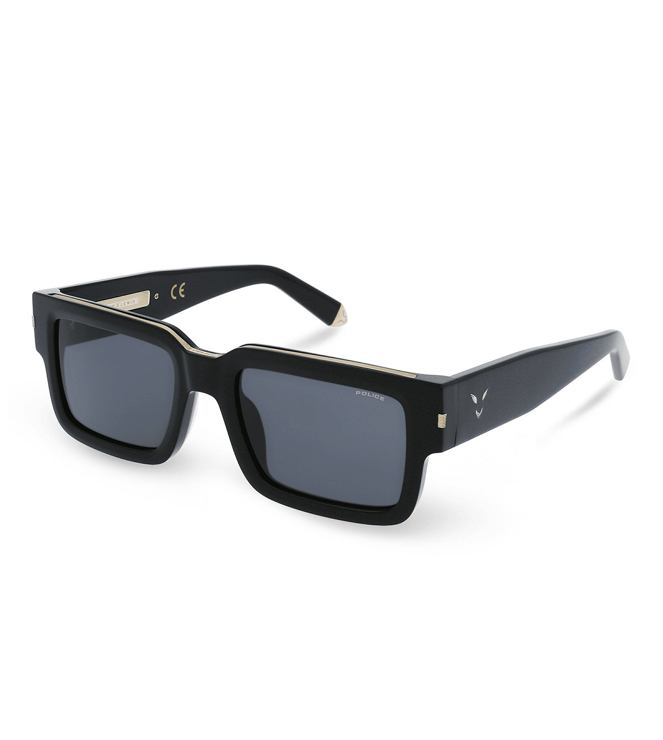 Police Men's Smoke Square Sunglasses