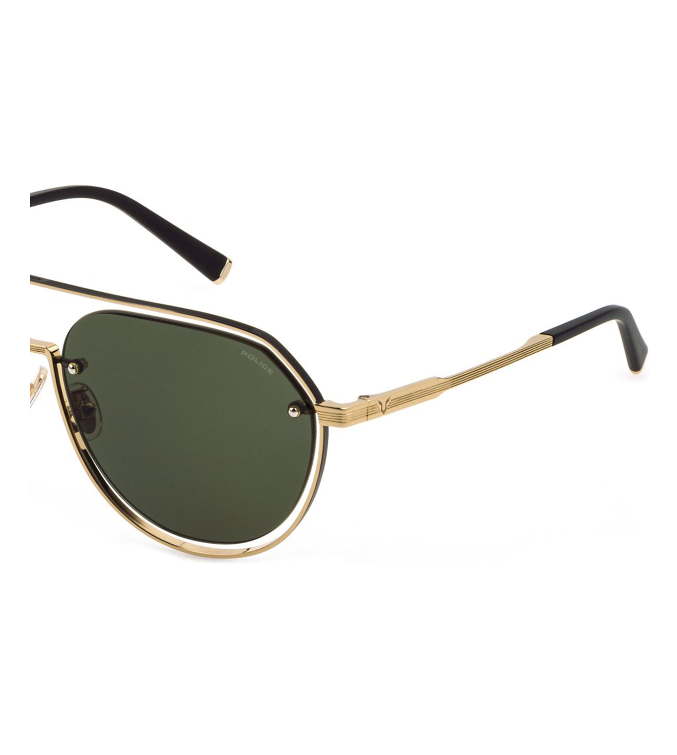 Police Men's Smoke Aviator Sunglasses