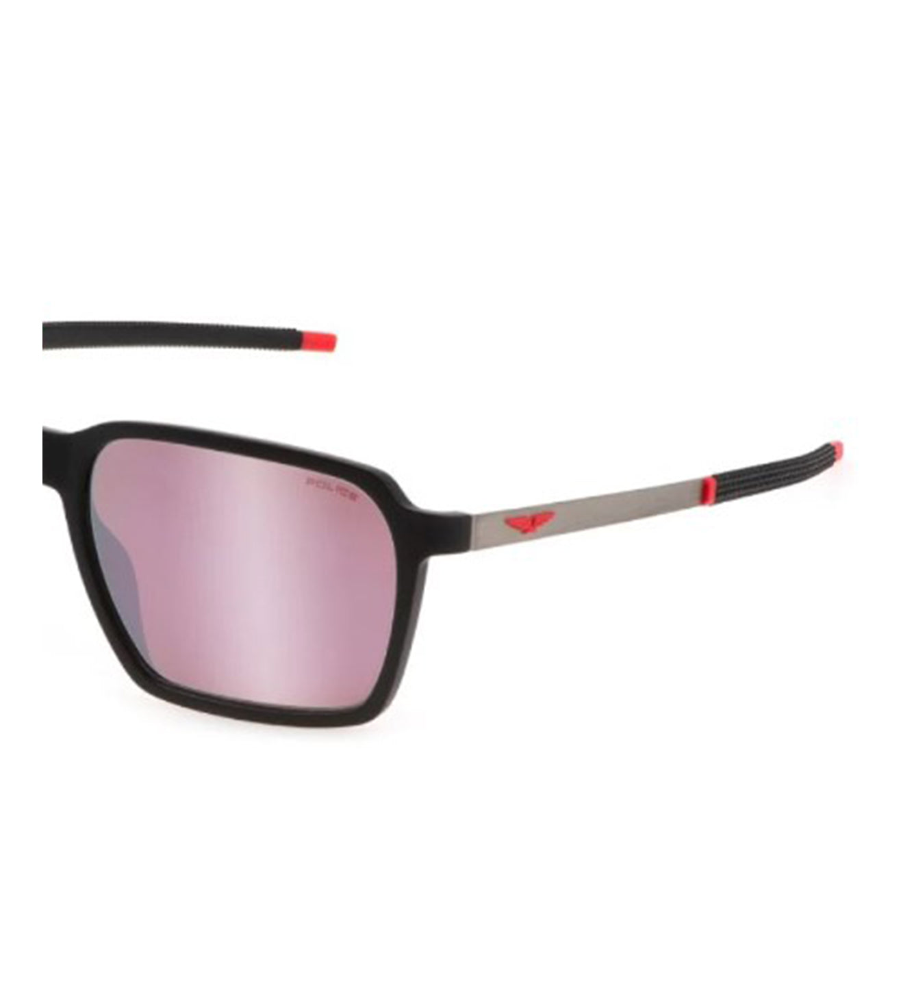 Police Men's Pink & white Square Sunglasses