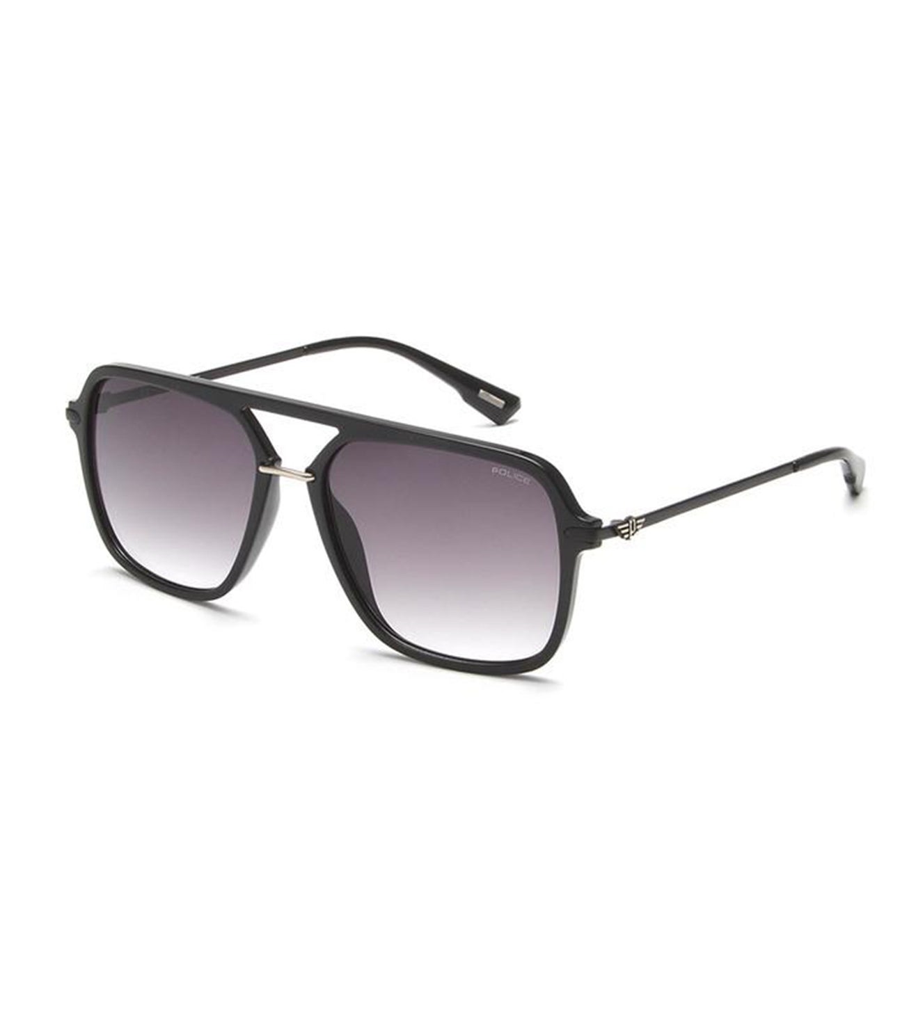 Police Men's Grey Square Sunglasses