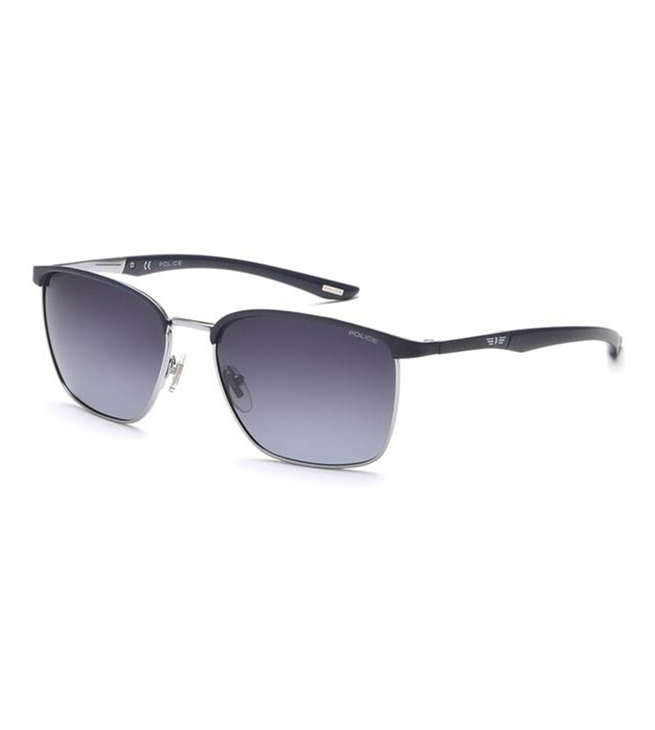 Police Unisex Grey TAC Aviator Sunglasses