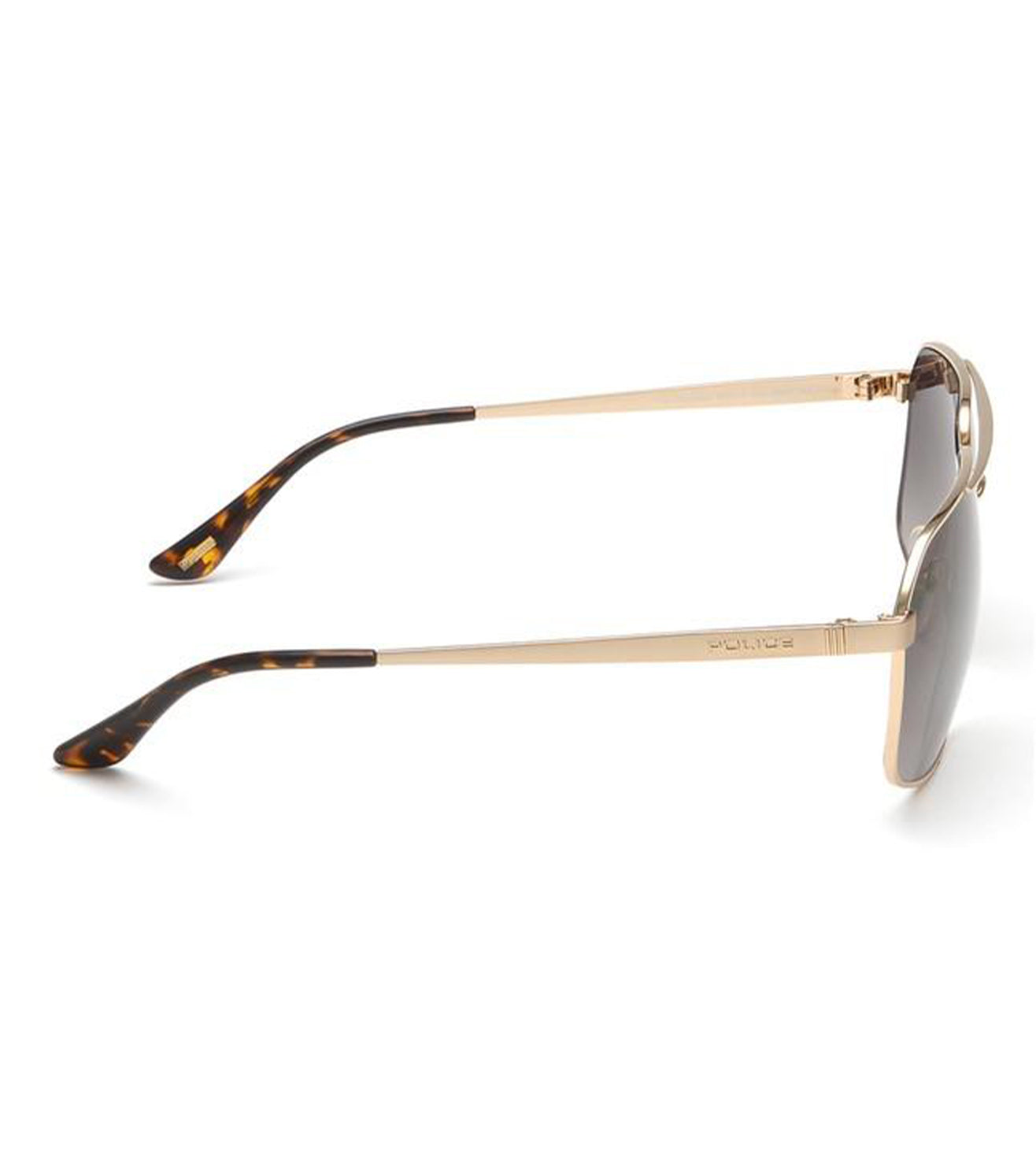 Police Men's Brown Square Sunglasses