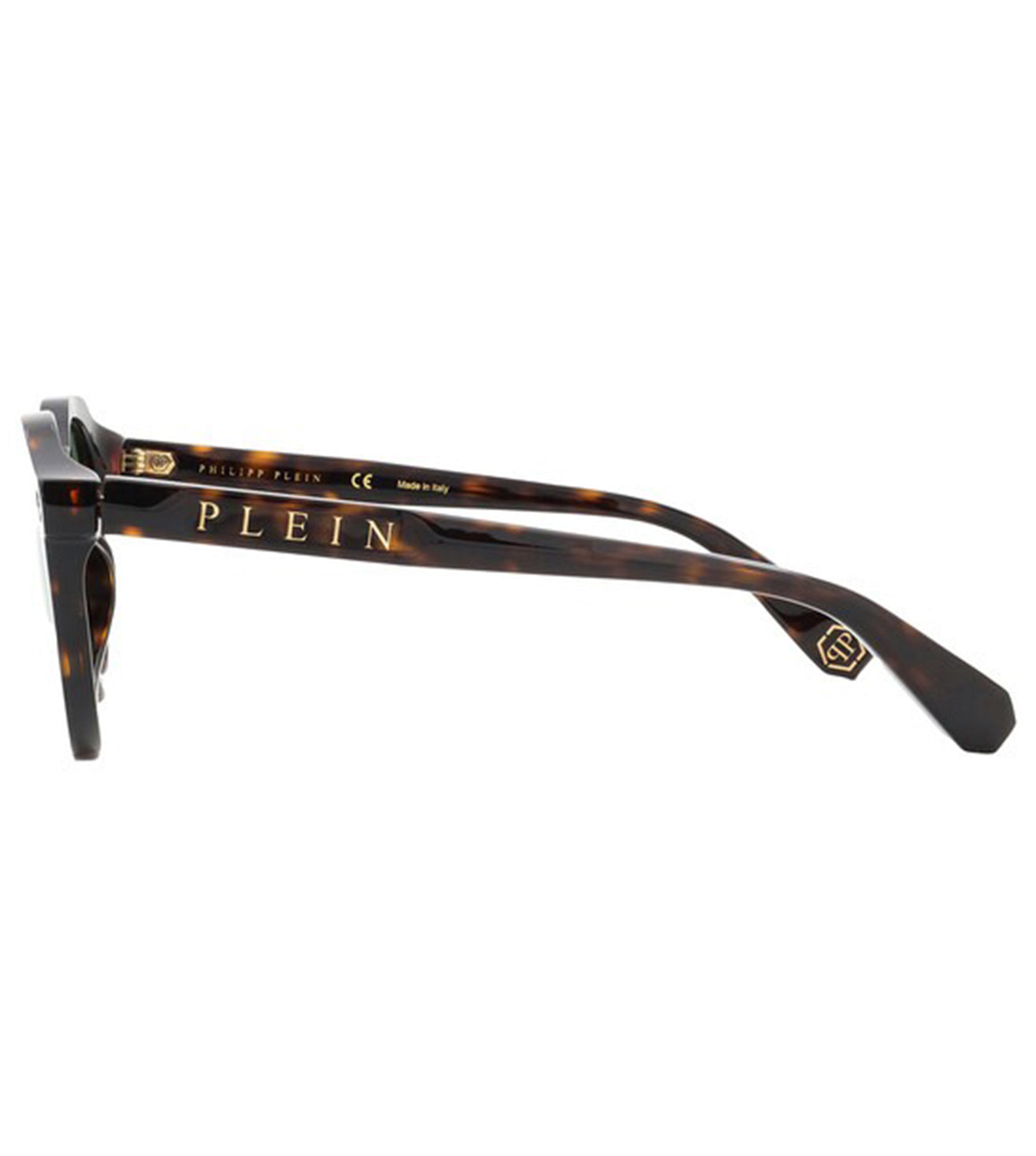 Philipp Plein Men's Green Round Sunglasses