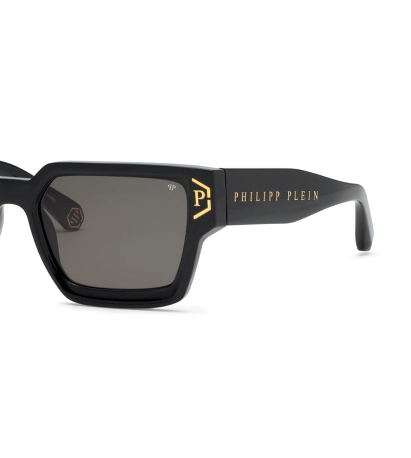 Philipp Plein Men Grey Rectangular Sunglasses