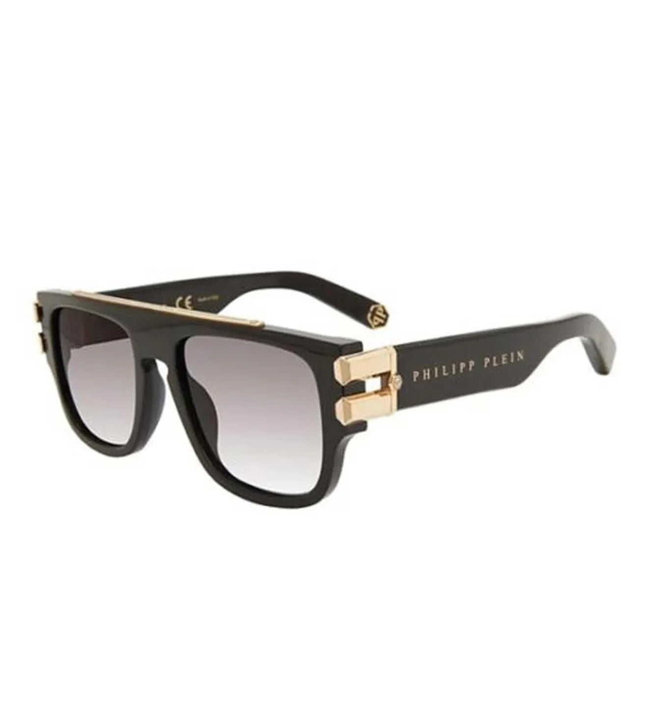 Philipp Plein Men's Grey Gradient Square Sunglasses