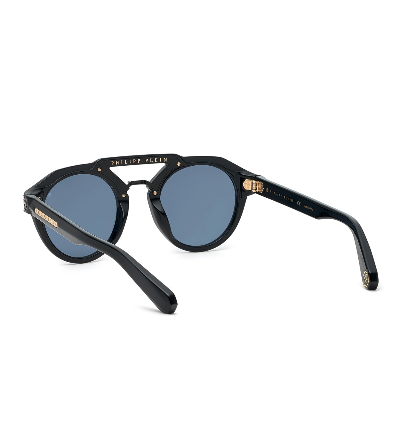 Philipp Plein Unisex Blue Aviator Sunglass