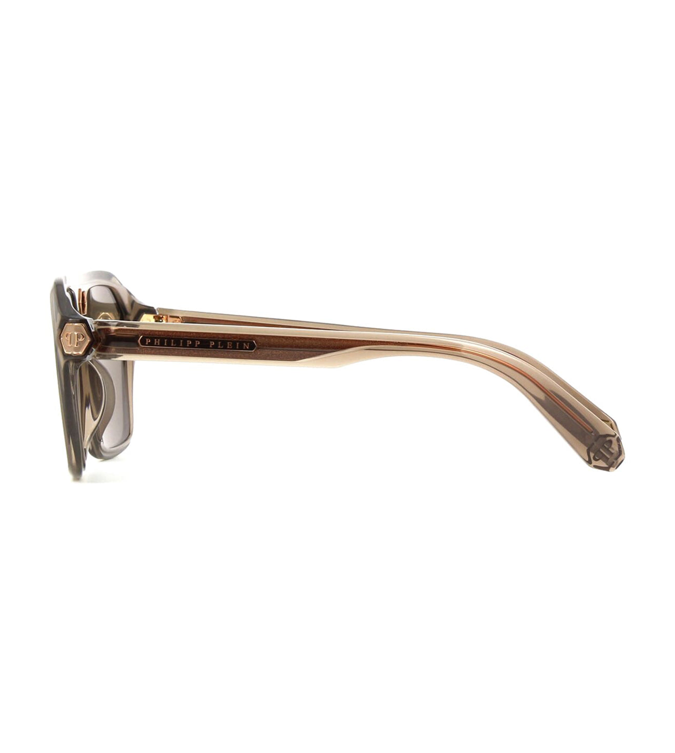 NWT SUNGLASSES PHILIPP PLEIN GREY BROWN Philipp Plein SPP005M Sunglasses - Daniel Walters Eyewear main image 4