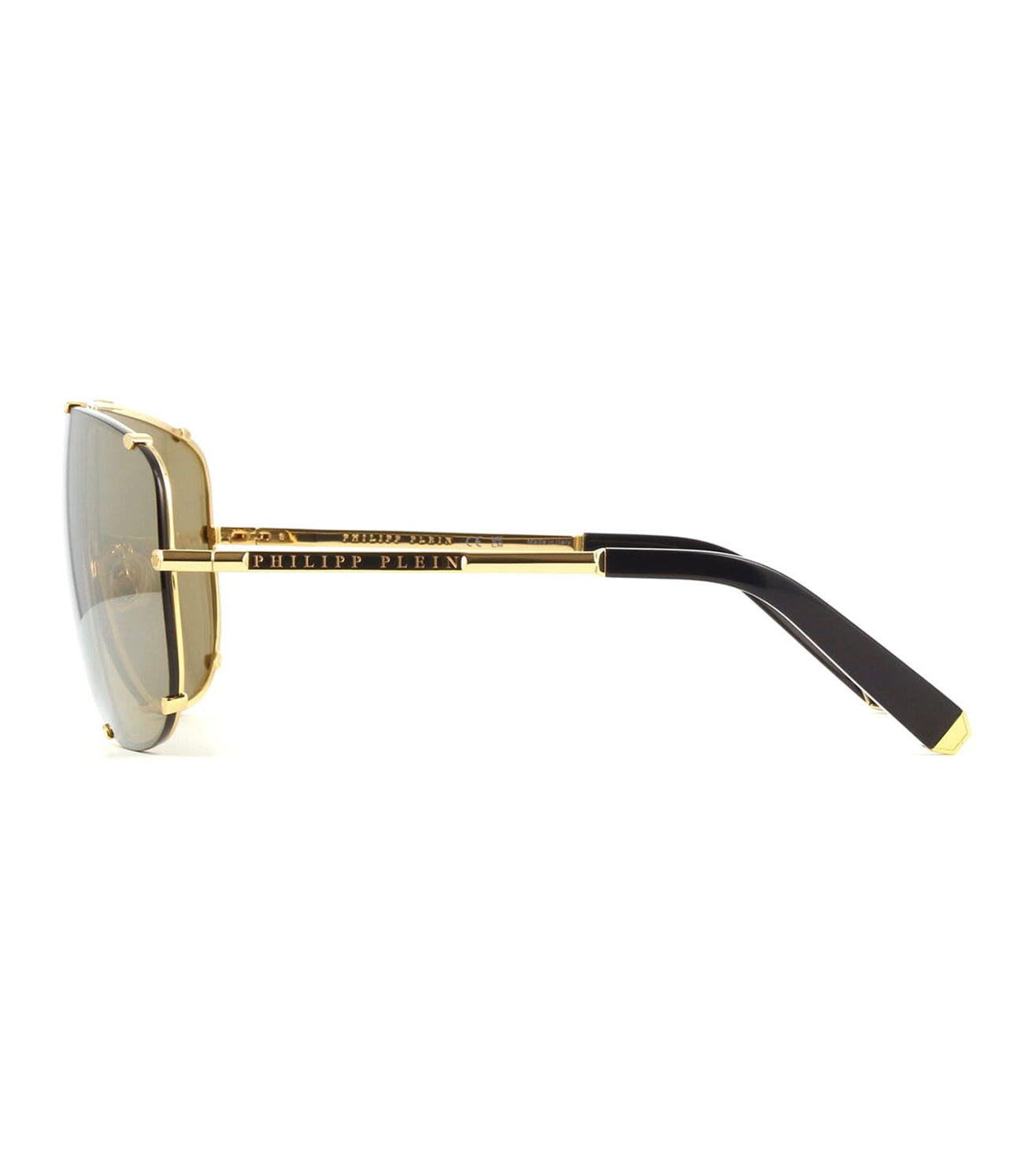 Philipp Plein Men's Gold-mirrored Aviator Sunglasses