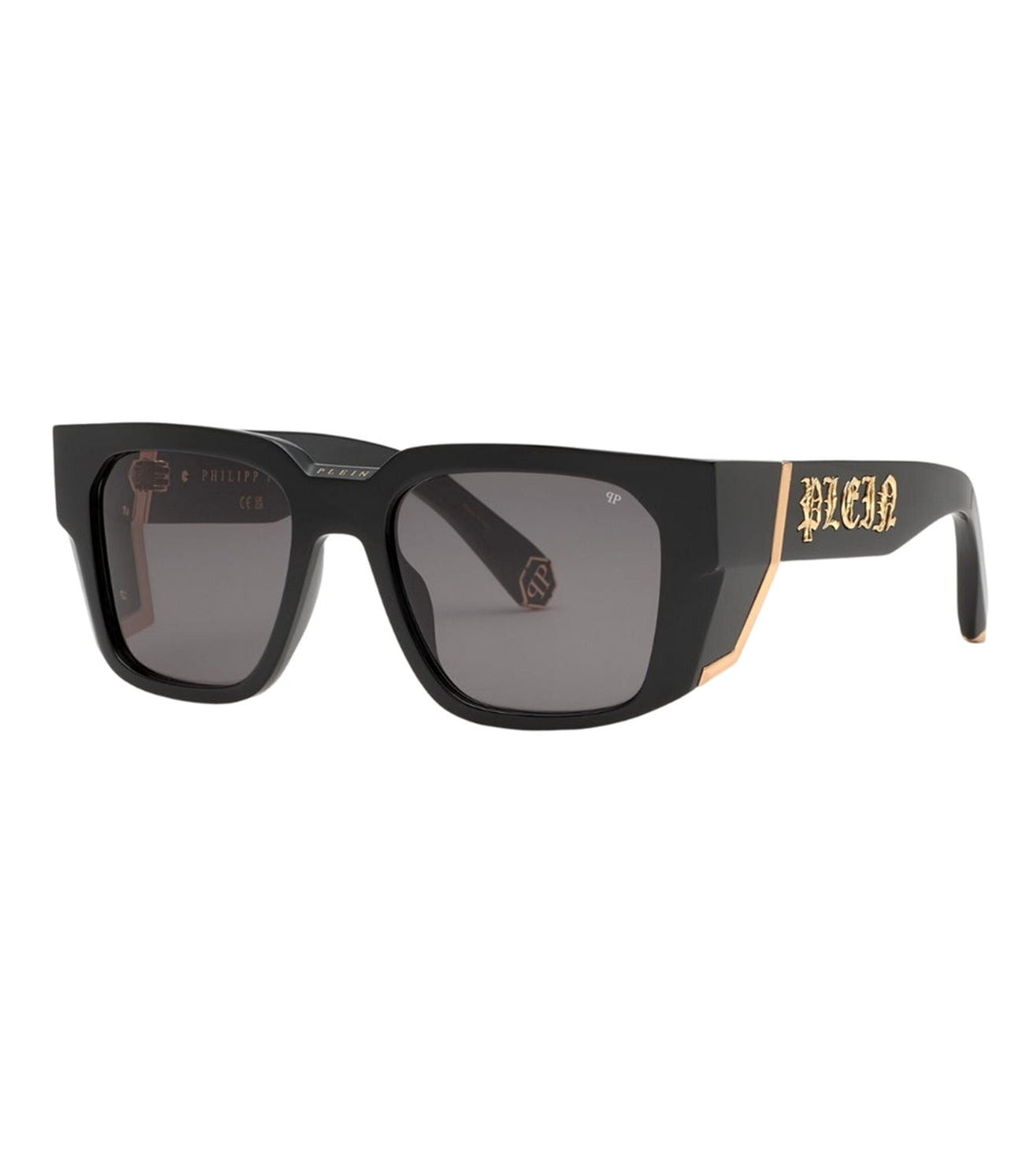 Philipp Plein Men Grey Square Sunglasses