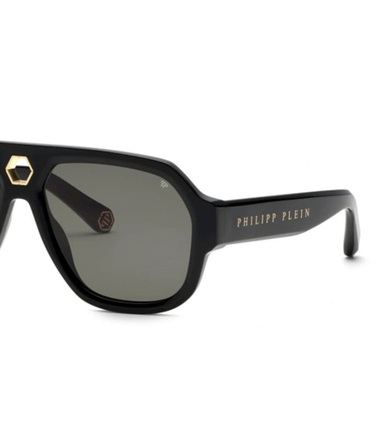 Philipp Plein Unisex Grey Square Sunglasses