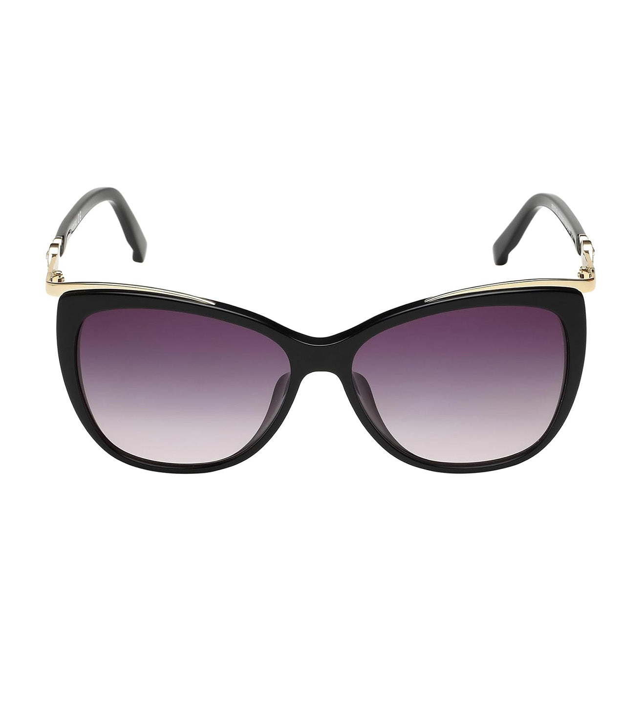 Swaroski Women's Grey Cat-eye Sunglasses