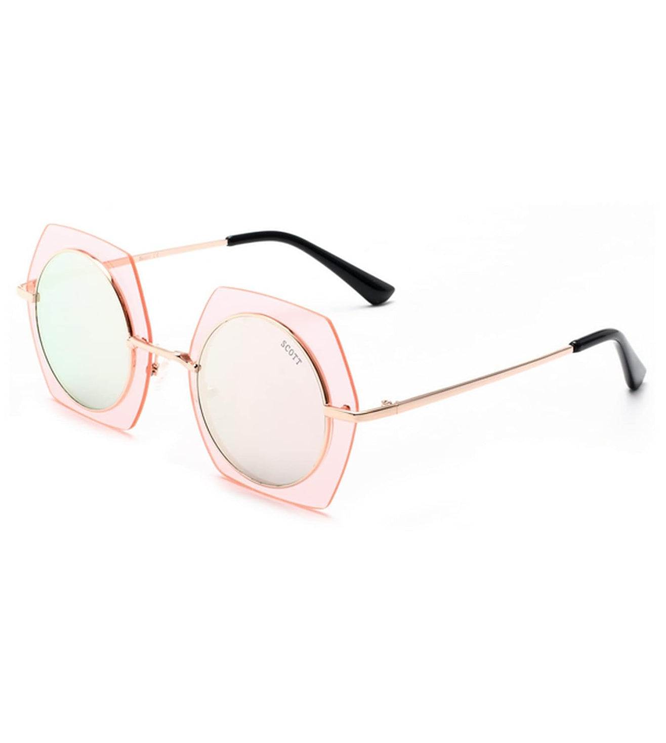 Scott Women's Pink Geometric Sunglasses