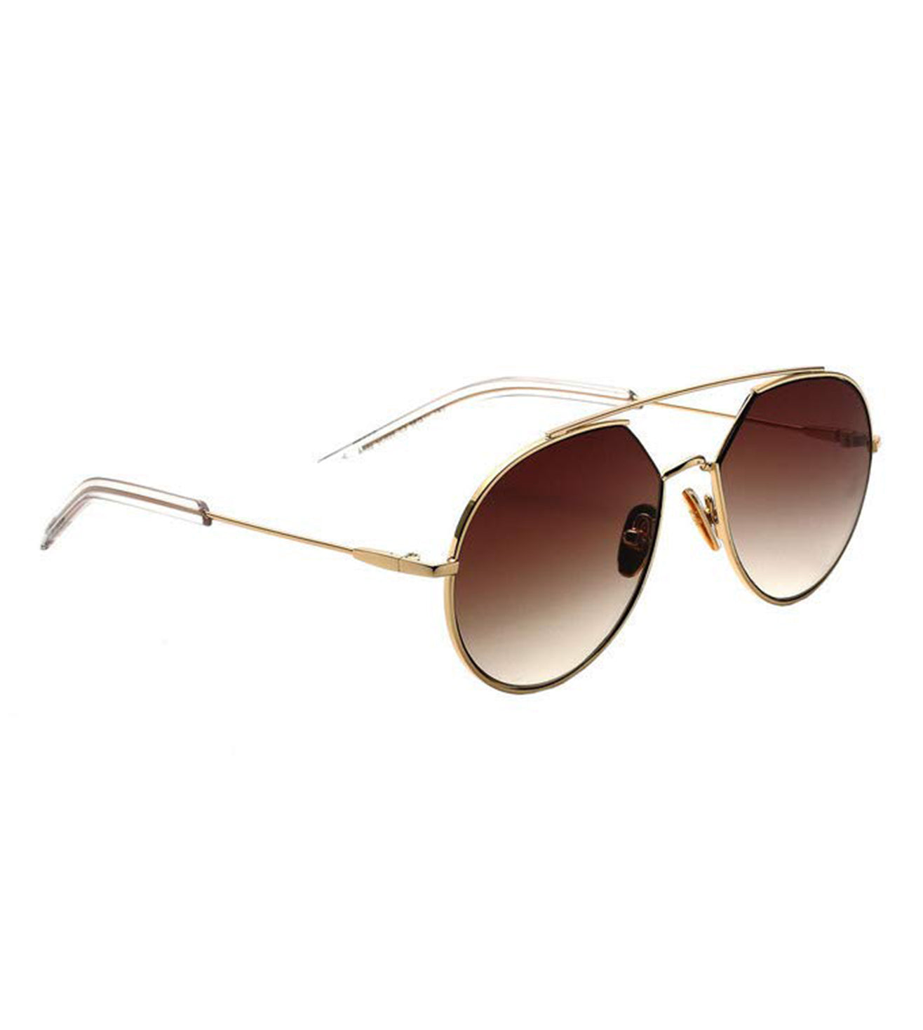 Scott Women's Brown Aviator Sunglasses