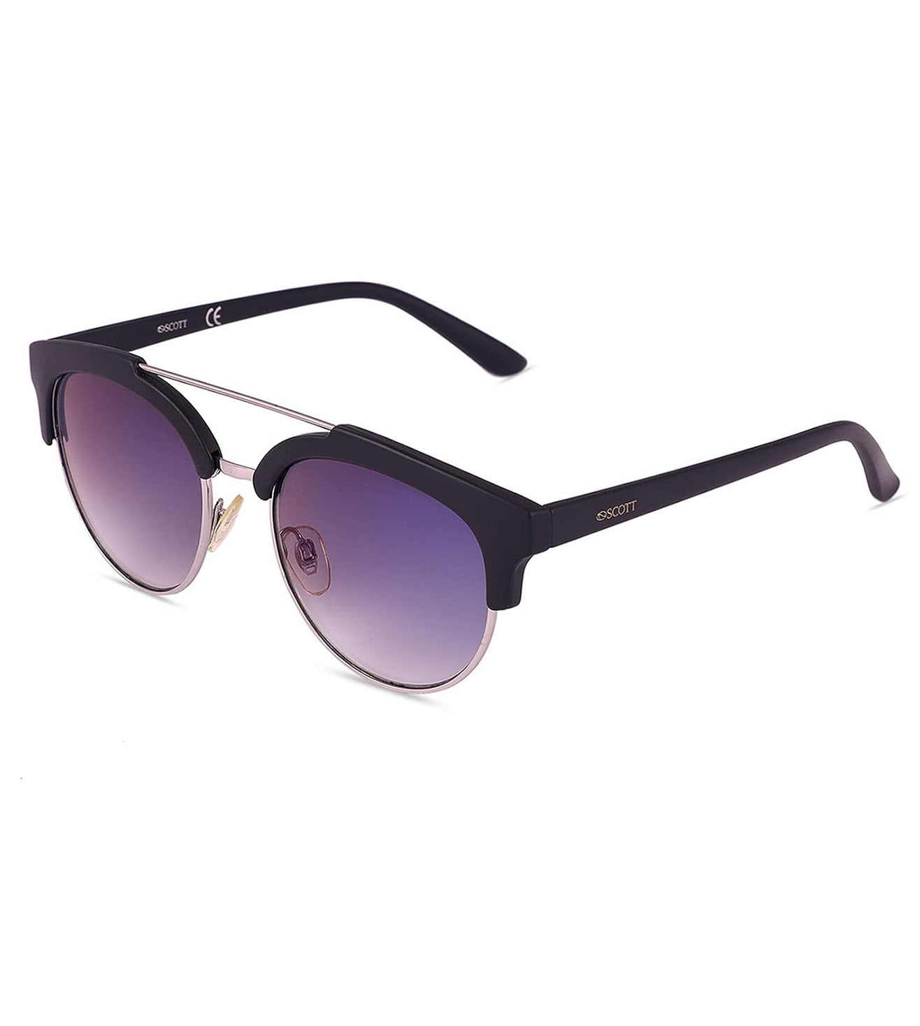 Scott Women's Blue Round Sunglasses