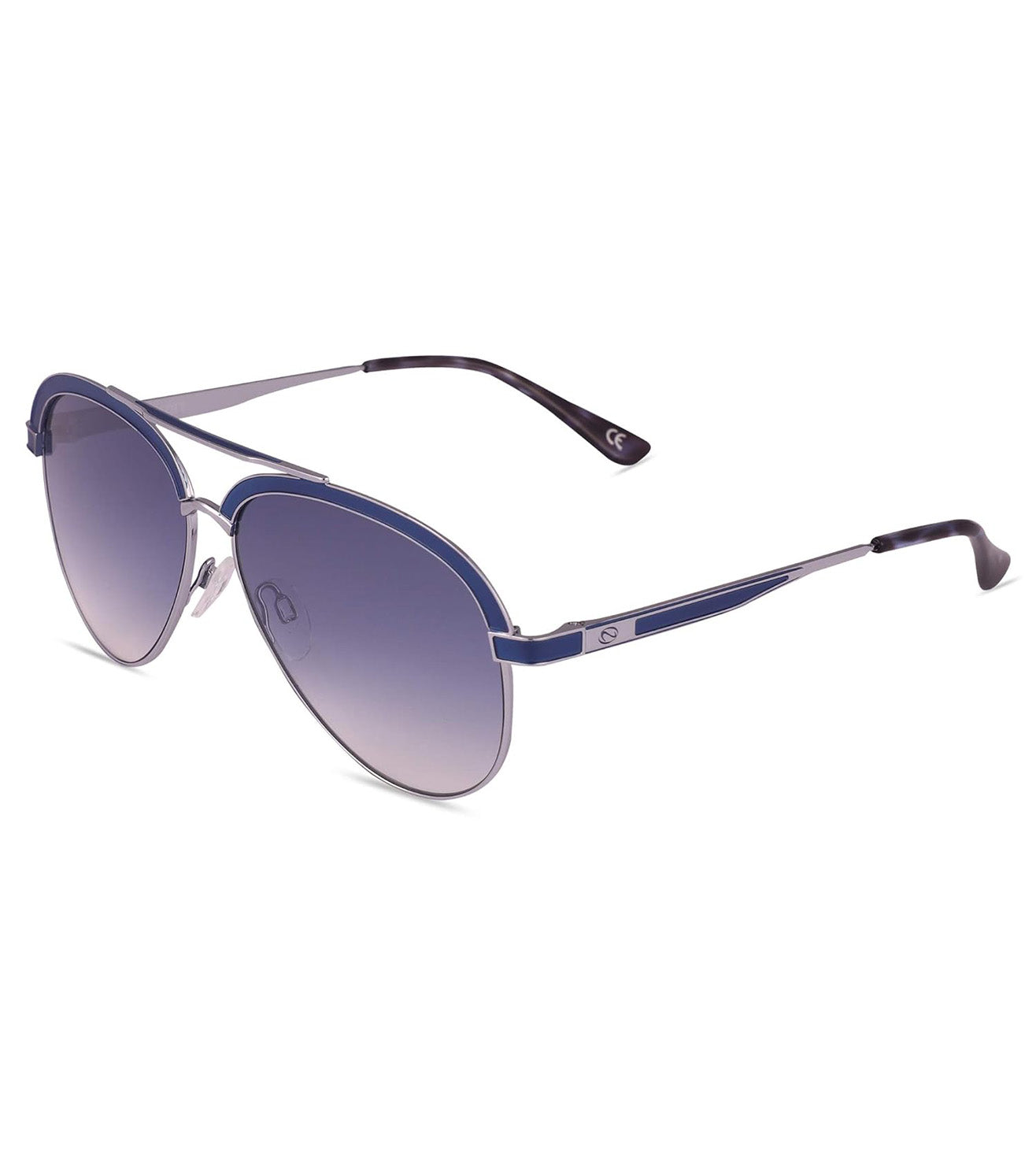 Scott Unisex Blue Aviator Sunglasses
