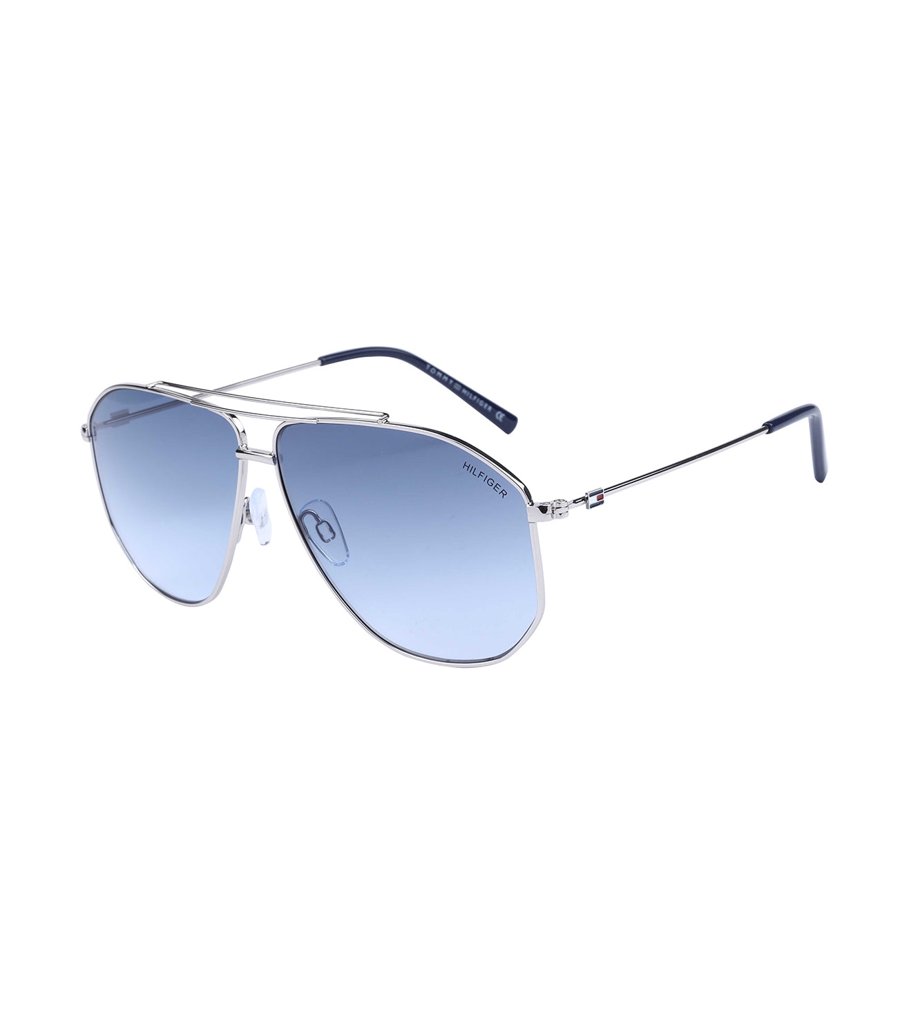 Tommy Hilfiger Men's Blue Aviator Sunglasses