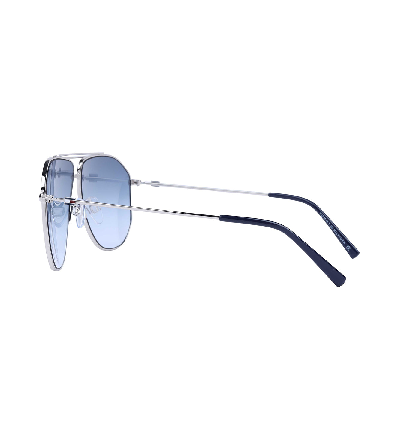 Tommy Hilfiger Men's Blue Aviator Sunglasses