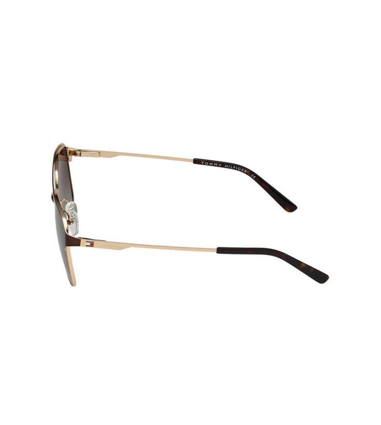 Tommy Hilfiger Men's Gradient Brown Aviator Sunglasses