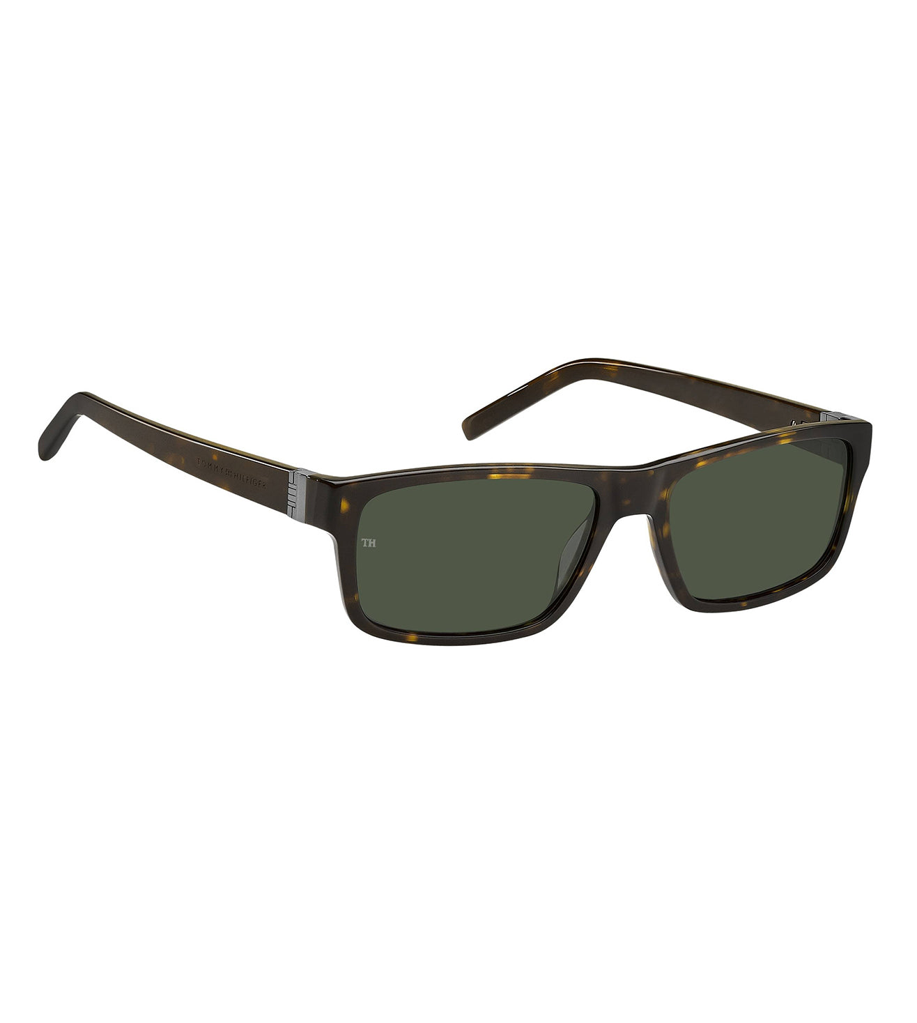 Tommy Hilfiger Men's Green Square Sunglasses