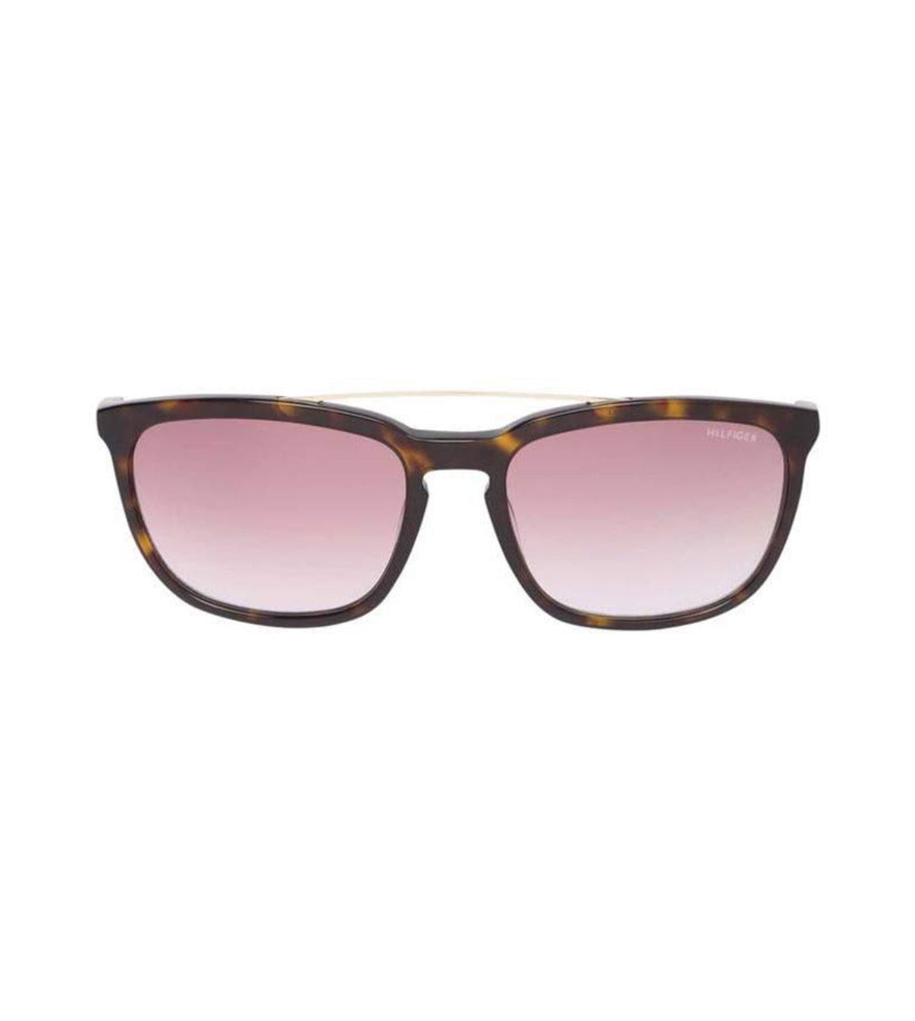 Tommy Hilfiger Unisex Havana Rectangular Sunglasses