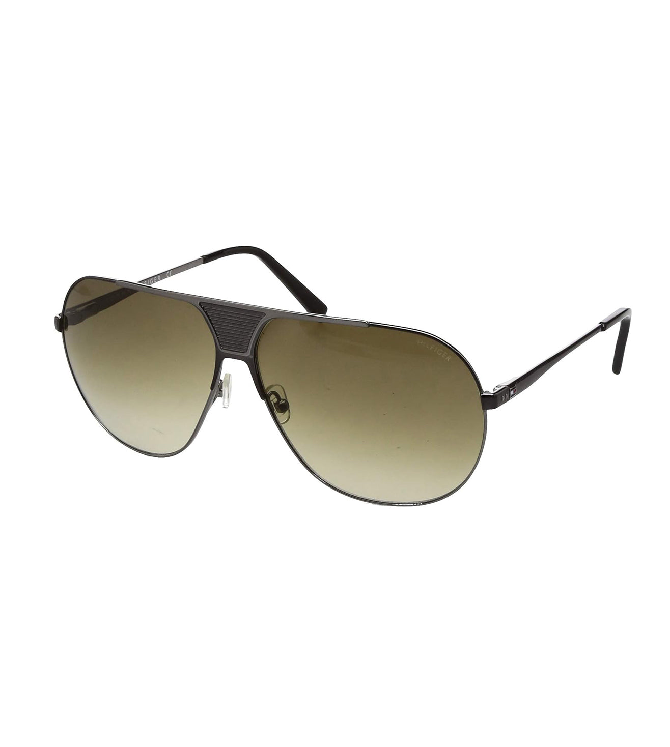 Tommy Hilfiger Men's Green Aviator Sunglasses