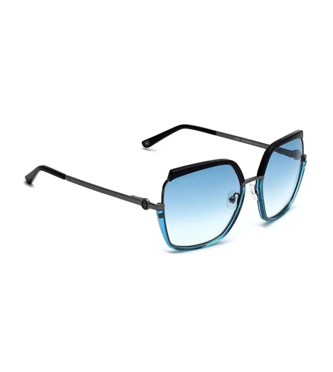 Tommy Hilfiger Women's Gradient Blue Geometric Sunglasses