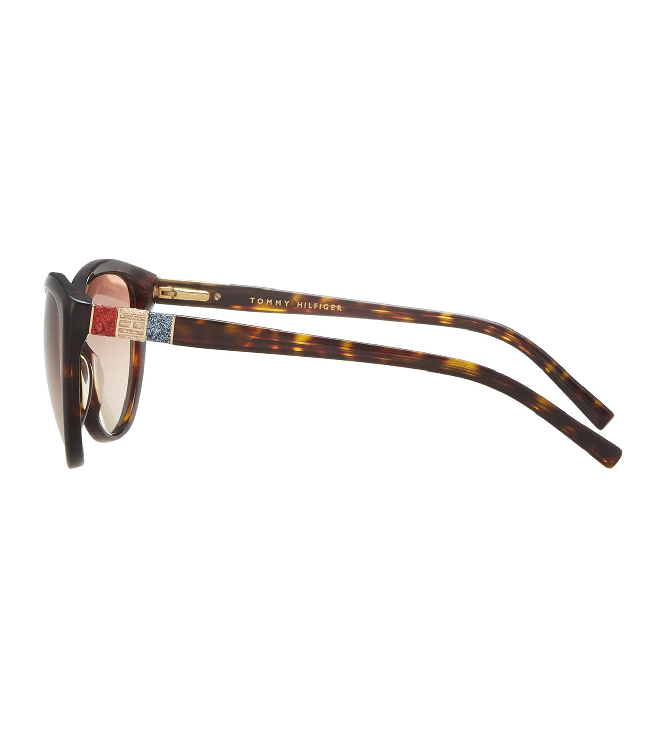 Tommy Hilfiger Women's Brown Cat-eye Sunglasses