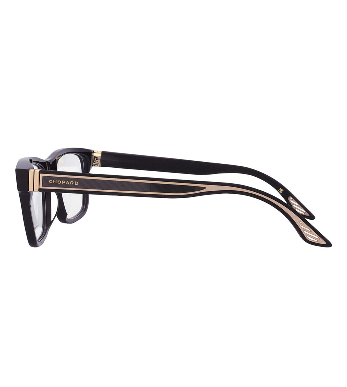 Chopard Unisex Black Rectangular Optical Frame