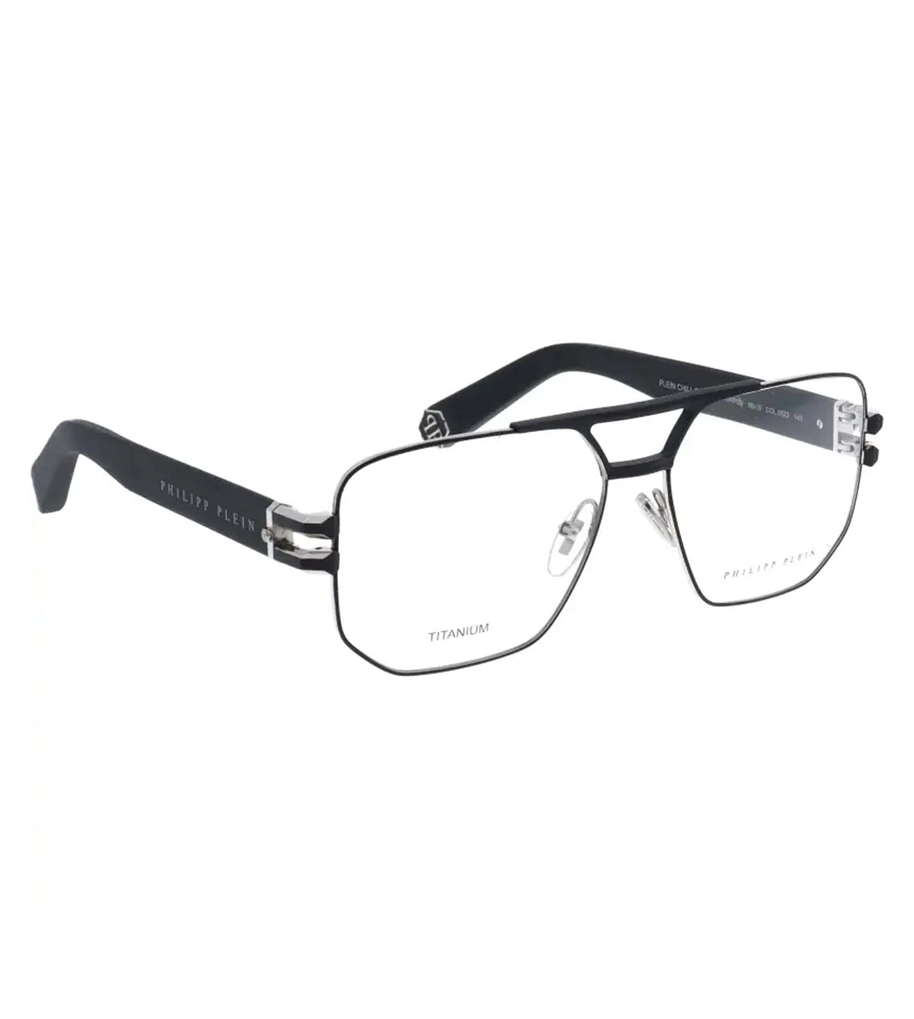 Philipp Plein Men's Black Aviator Sunglasses