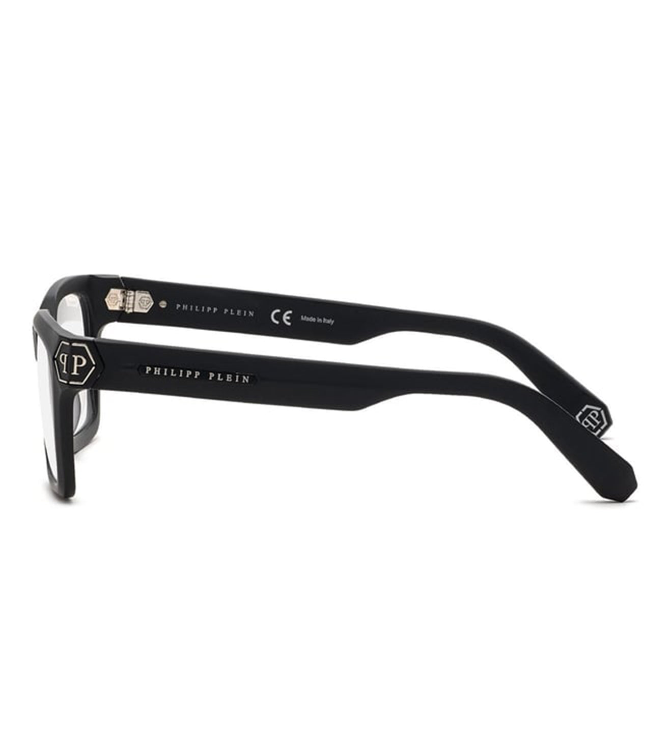 Philipp Plein Men's Black Square Optical Frame