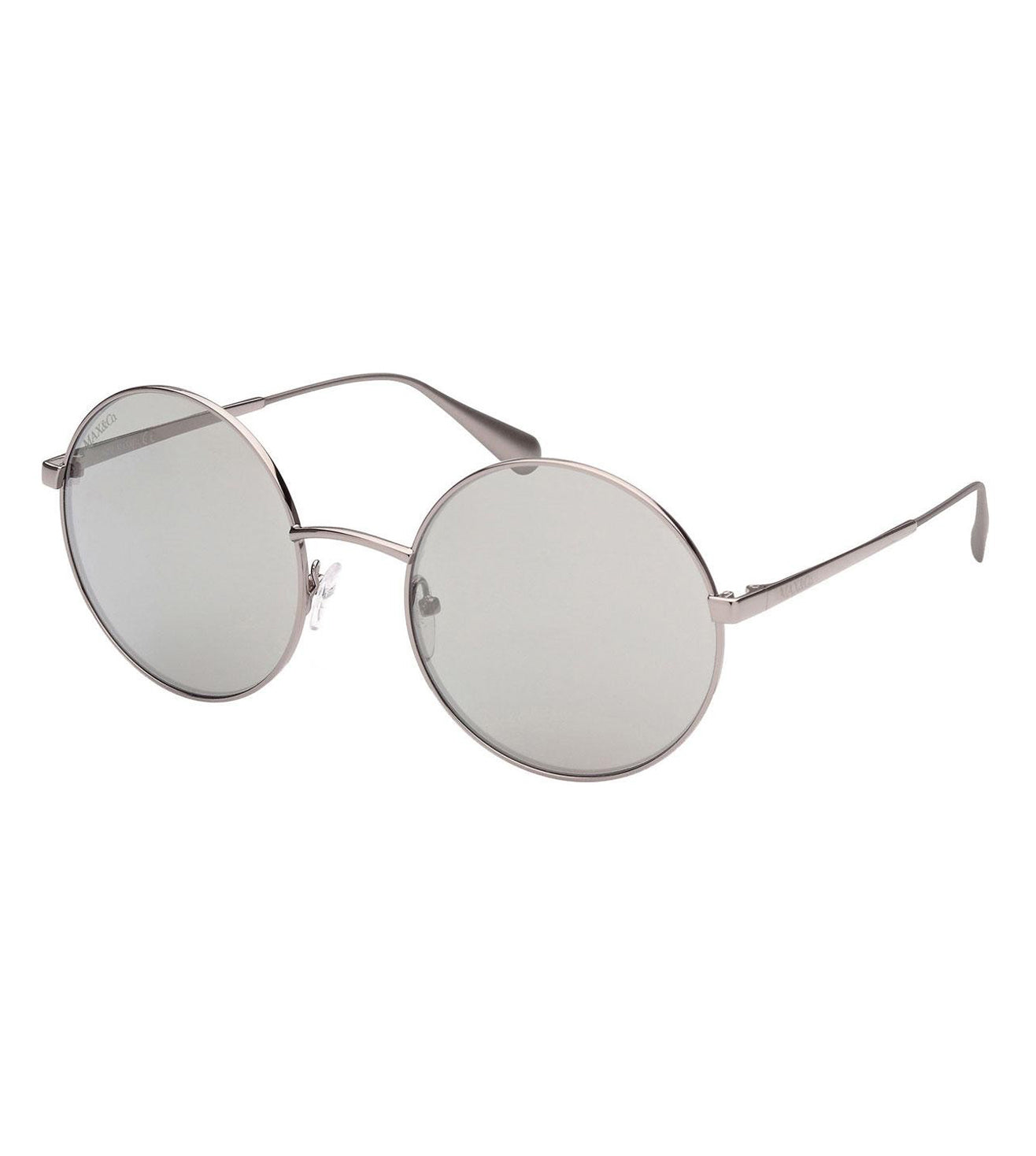 Max Mara Women's Grey-Mirrored Round Sunglasses