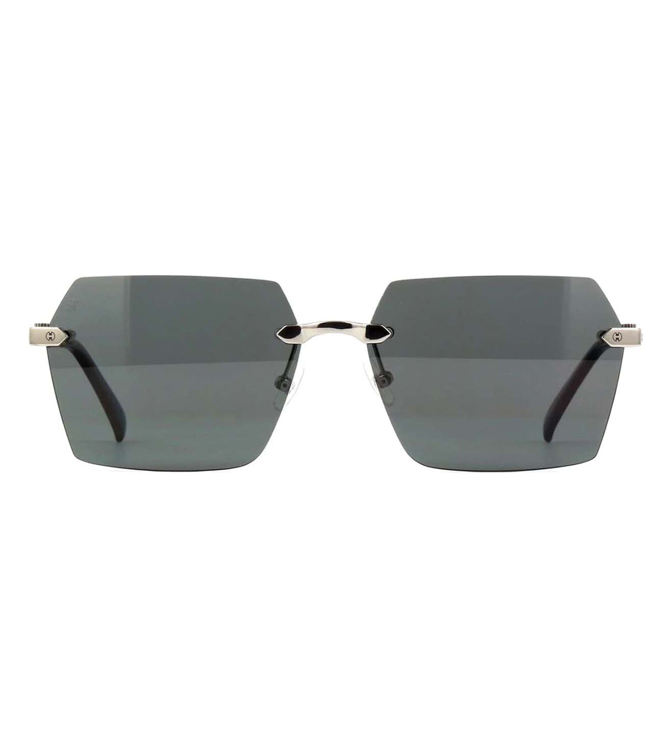 Hublot Unisex Grey Square Sunglasses