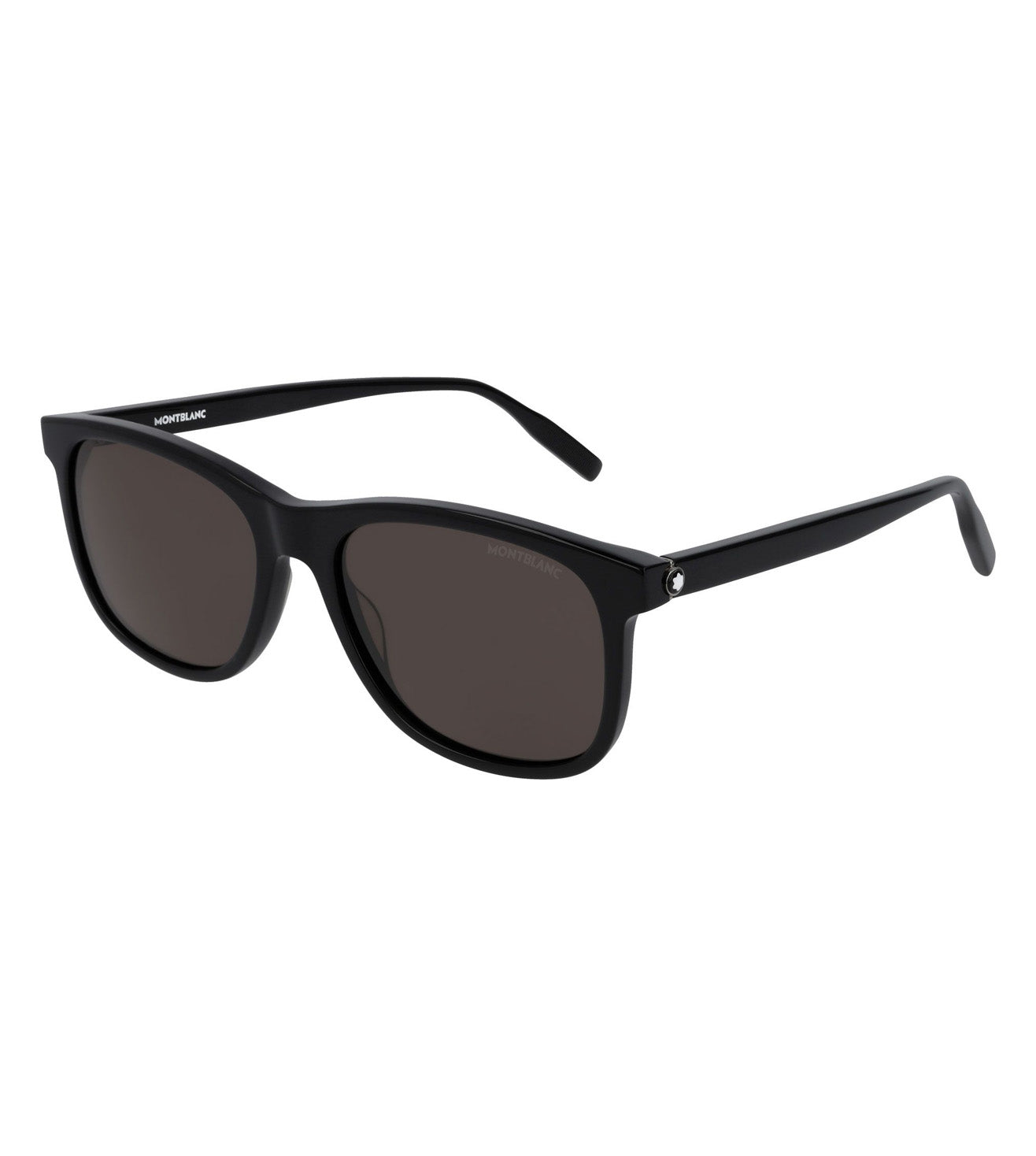 Montblanc Rectangular Black Sunglasses