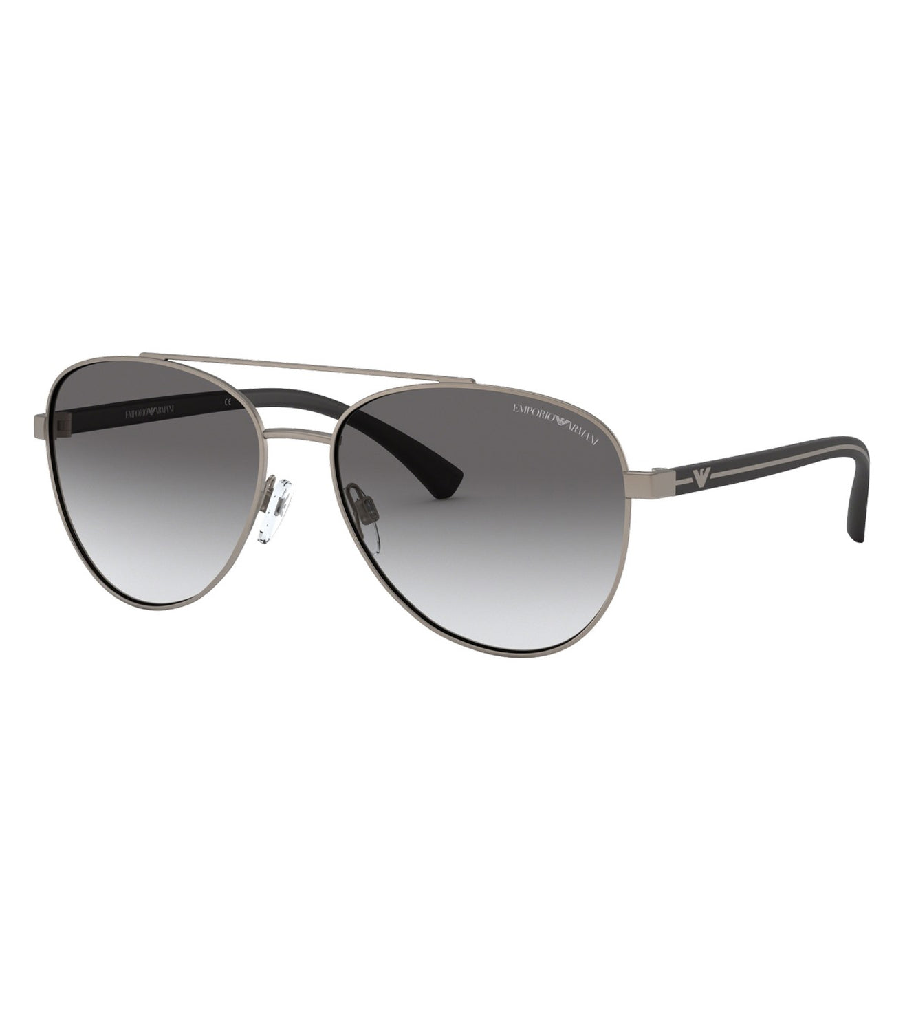 Pilot Matte Grey And Grey Gardient Sunglasses