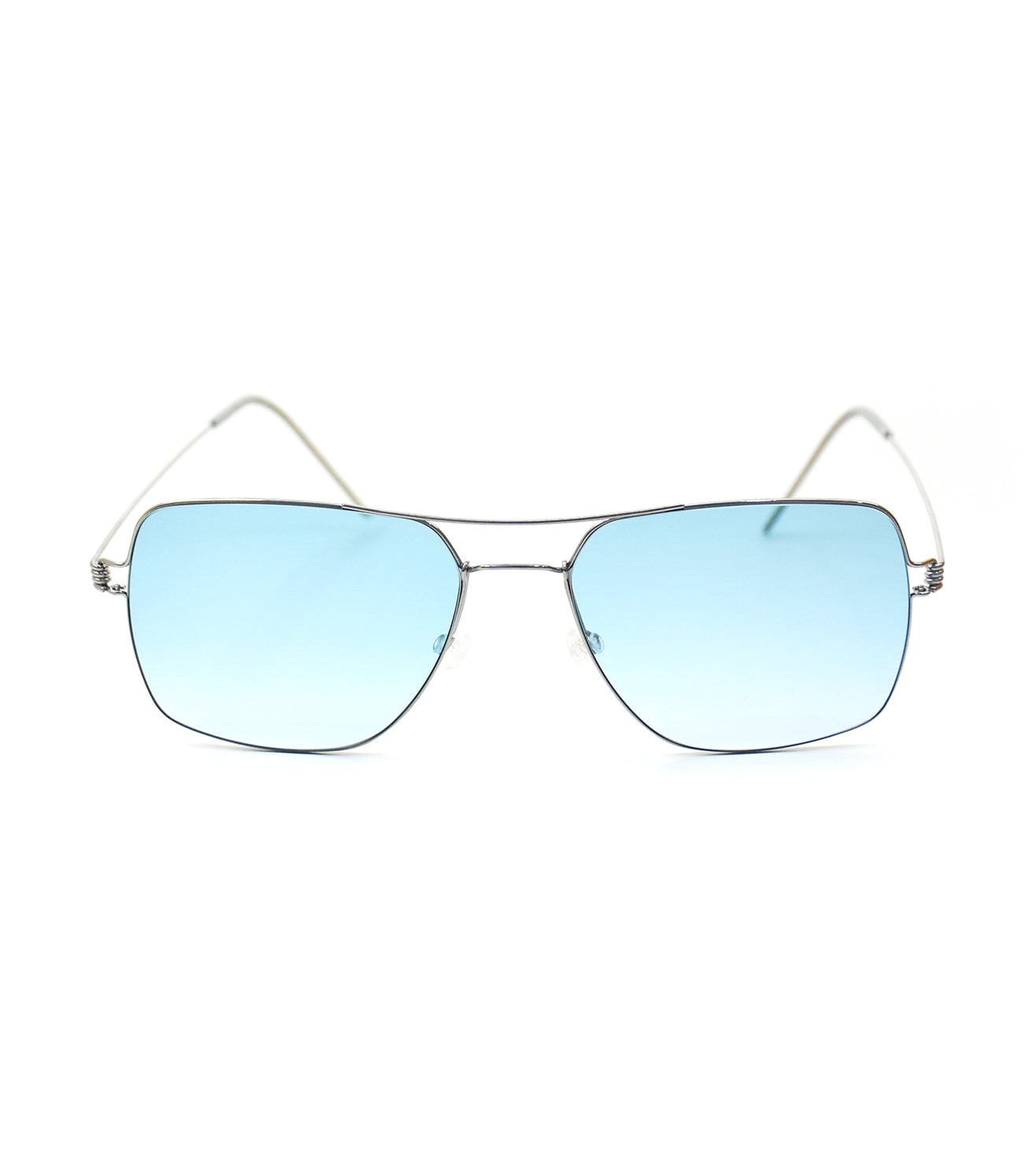 Lindberg Rim Joshua Blue Gradient 145 5517 P10 Glossy Silver Sunglasses