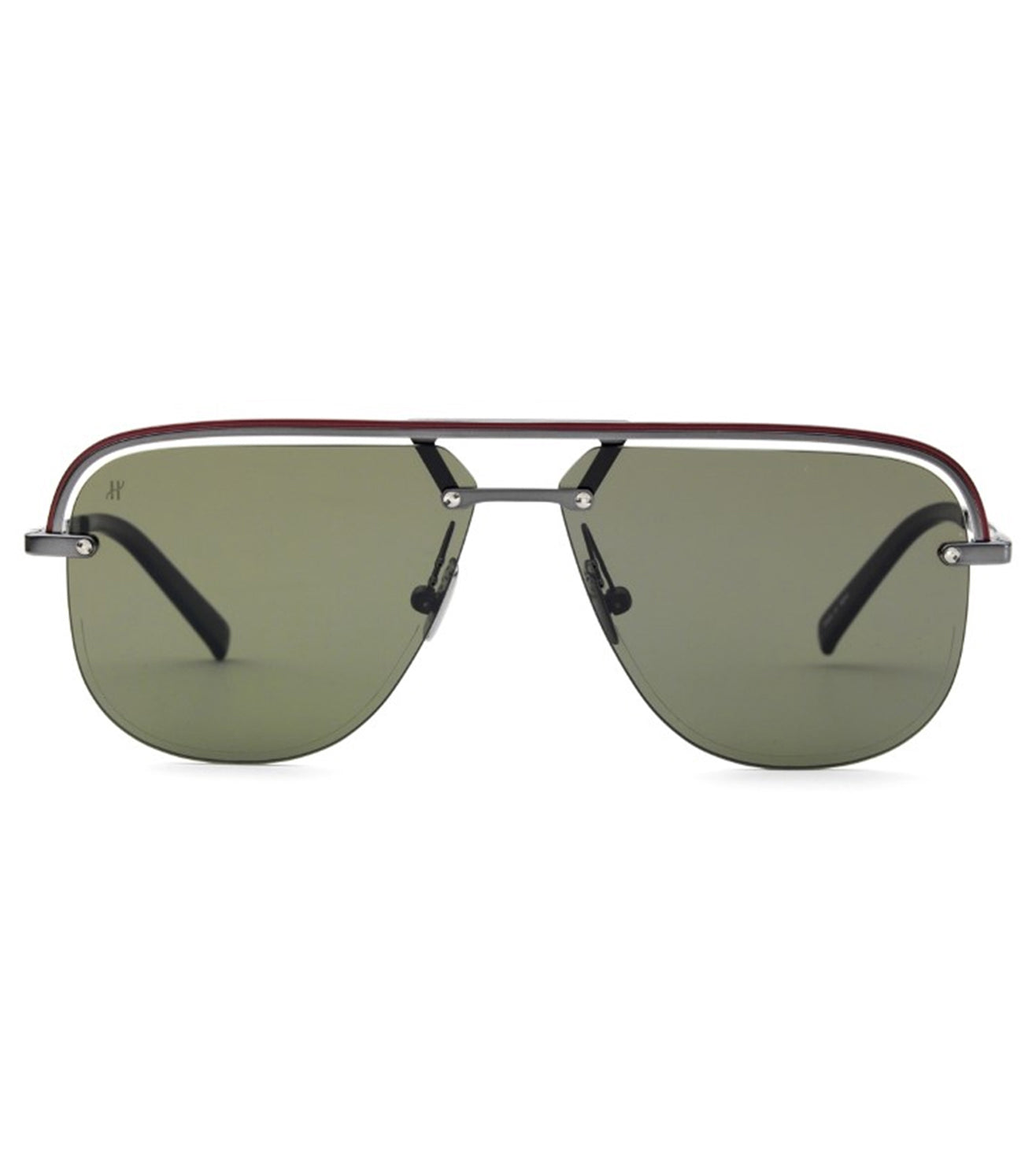 Hublot Unisex Grey-mirrored Aviator Sunglasses