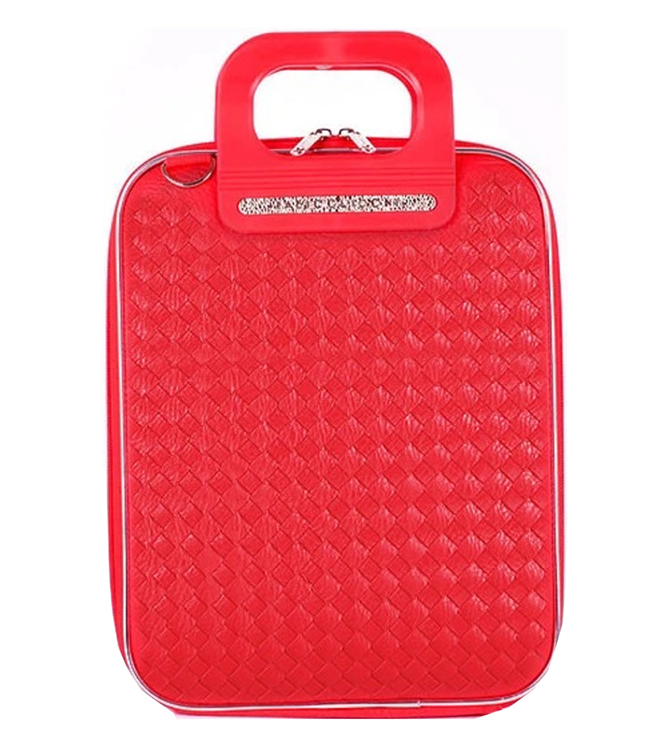 Bombata Murano Weaved Unisex Red Laptop Briefcase