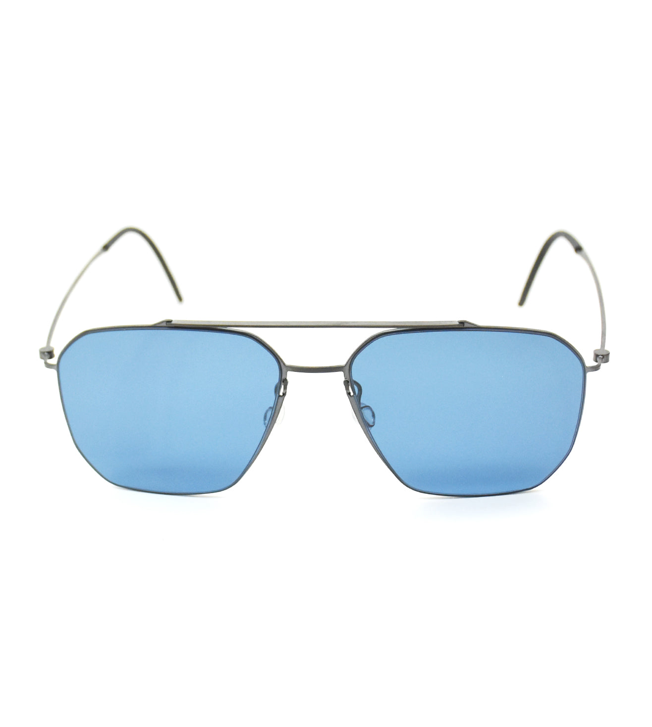 Lindberg Unisex Blue Aviator Sunglasses