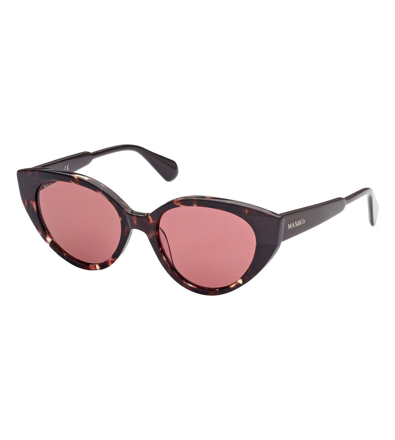 Max Mara Women's Burgundy Cat-eye Sunglasses