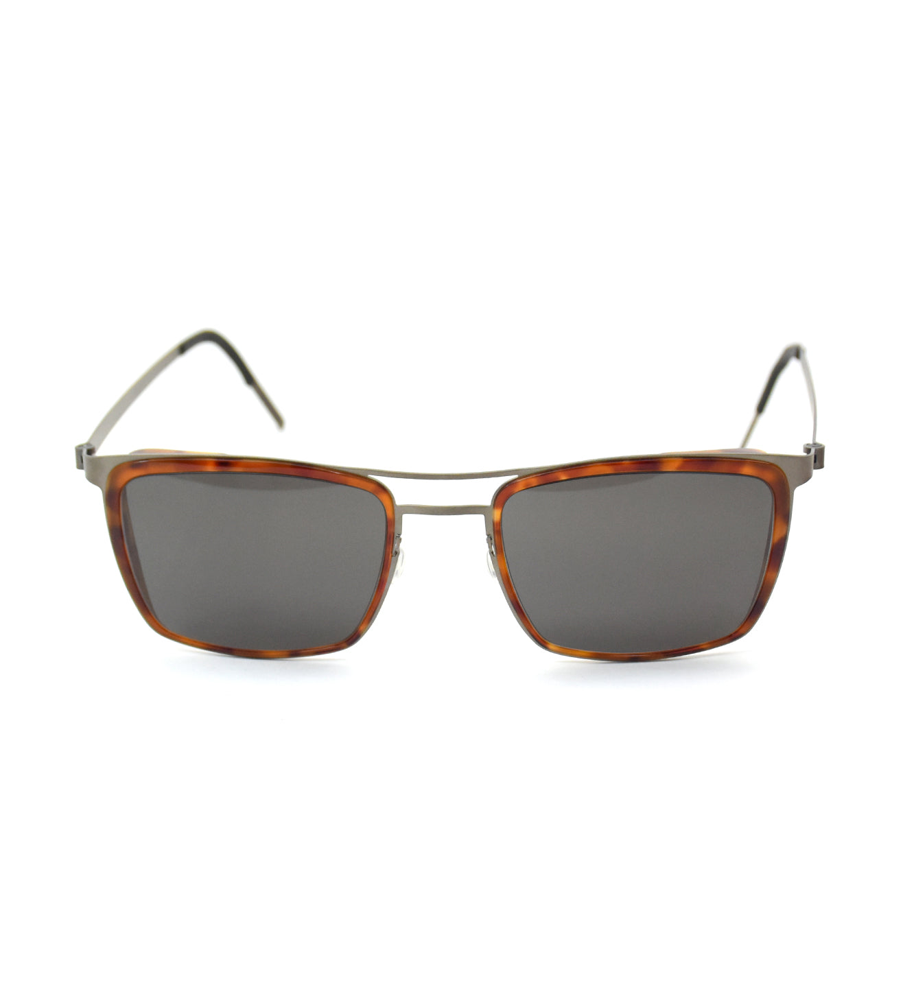 Lindberg Unisex Grey Square Sunglasses