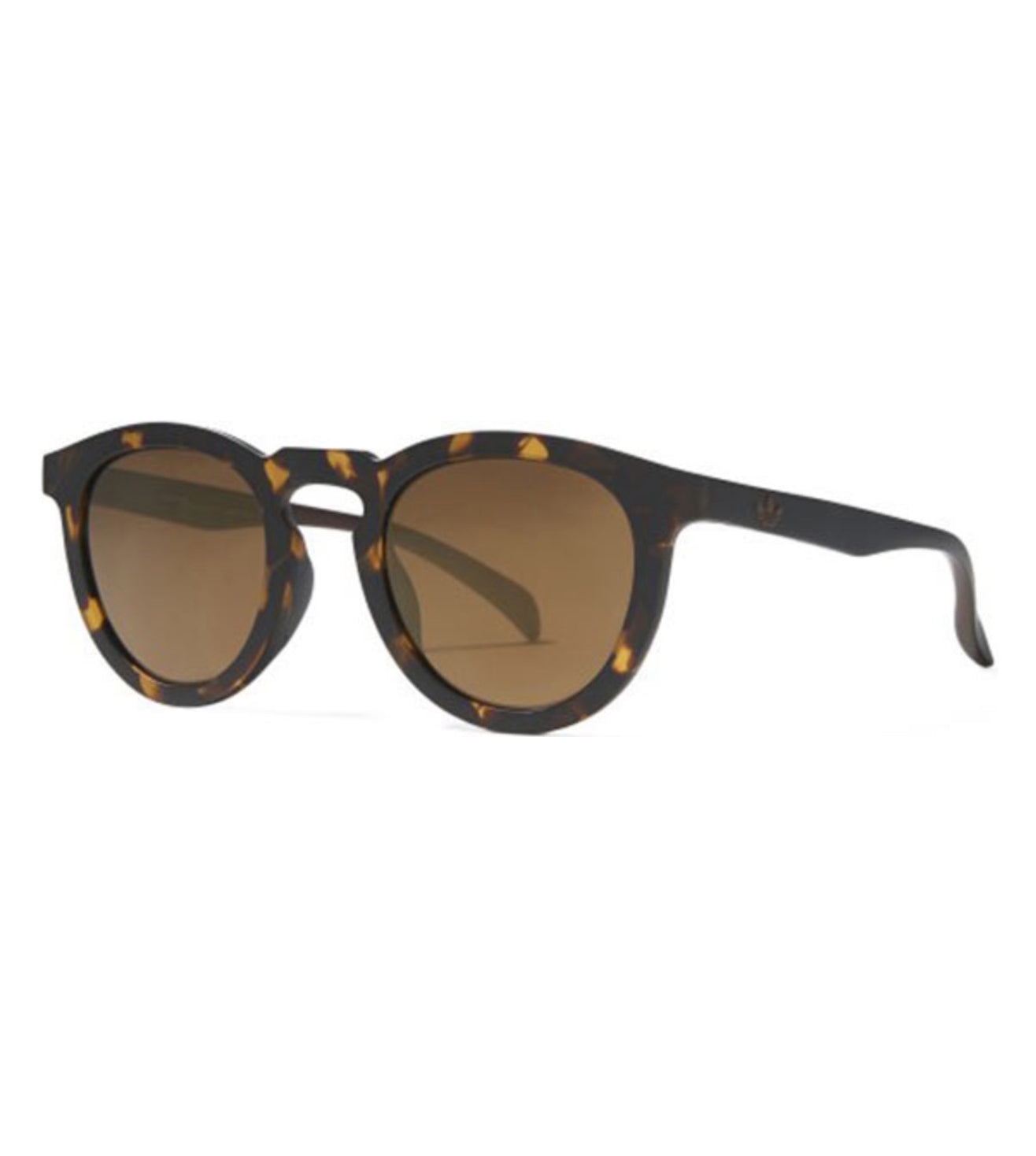 Brown Round Unisex Sunglasses