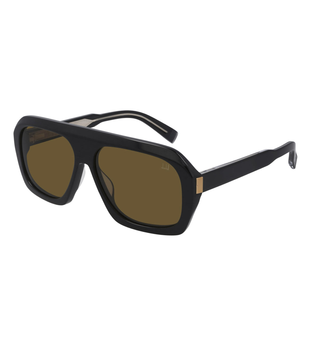 Dunhill Men's Brown Rectangular Sunglasses