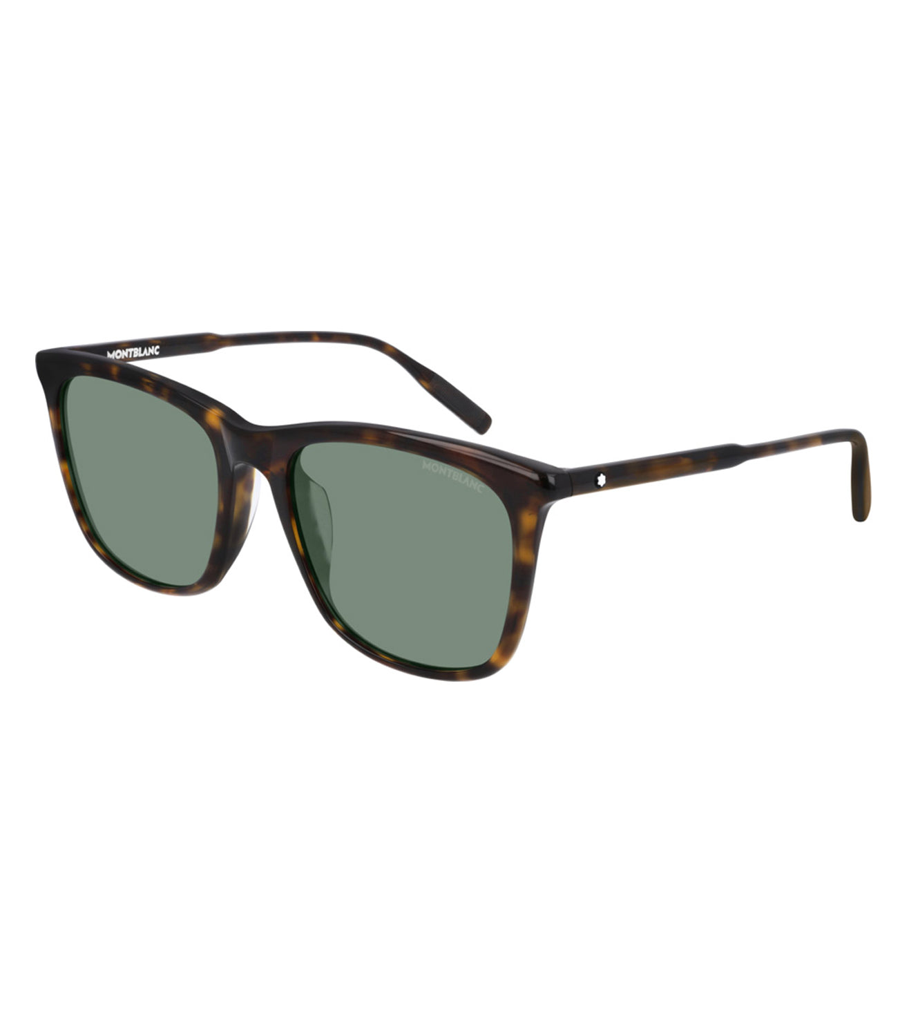 Montblanc Men's Green Square Sunglasses